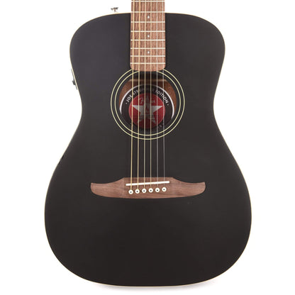 Fender Artist Joe Strummer Campfire Matte Black Acoustic Guitars / Parlor