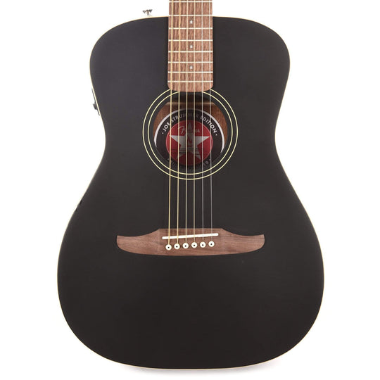 Fender Artist Joe Strummer Campfire Matte Black Acoustic Guitars / Parlor