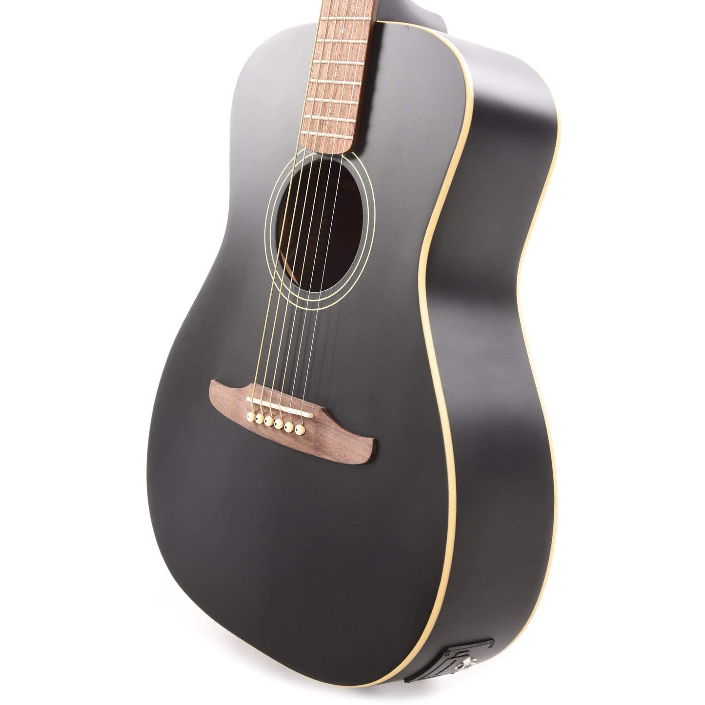 Fender Artist Joe Strummer Campfire Matte Black Acoustic Guitars / Parlor