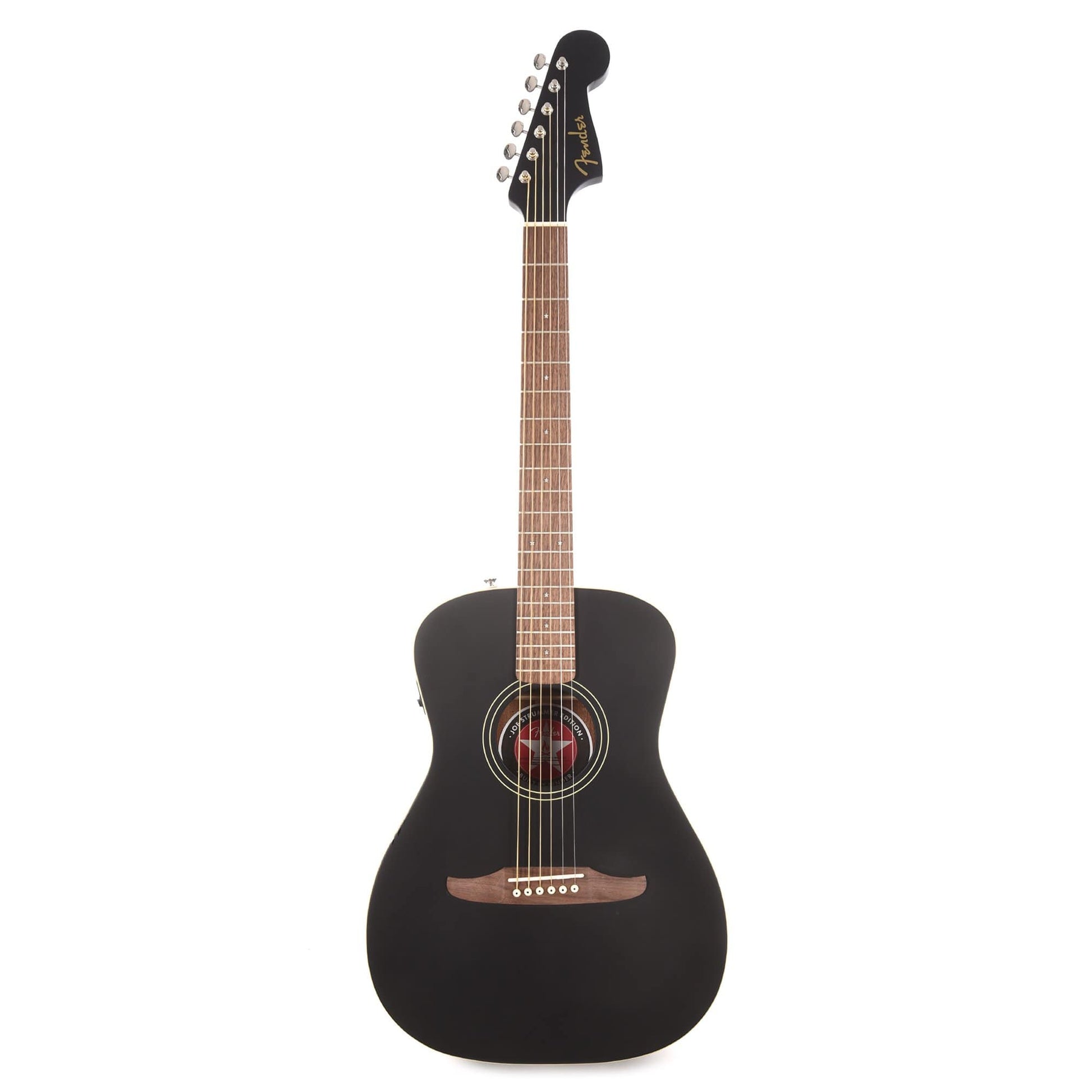Fender Artist Joe Strummer Campfire Matte Black Acoustic Guitars / Parlor