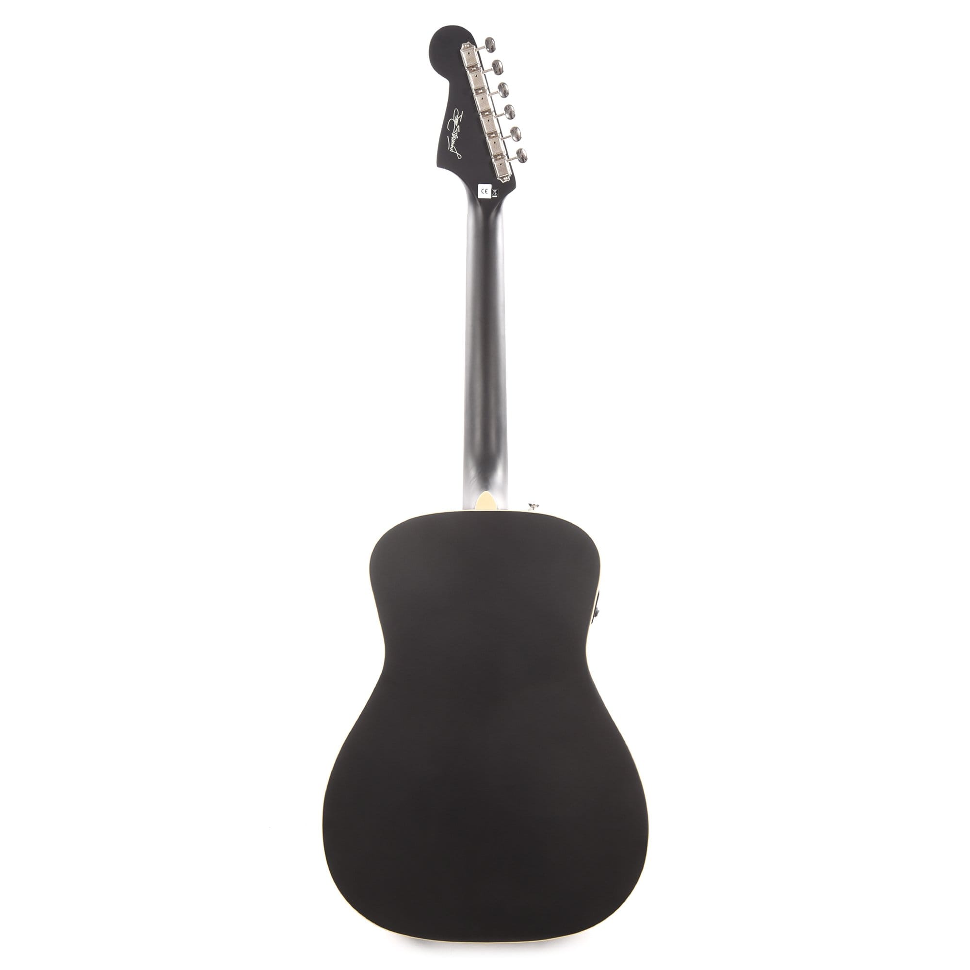 Fender Artist Joe Strummer Campfire Matte Black Acoustic Guitars / Parlor