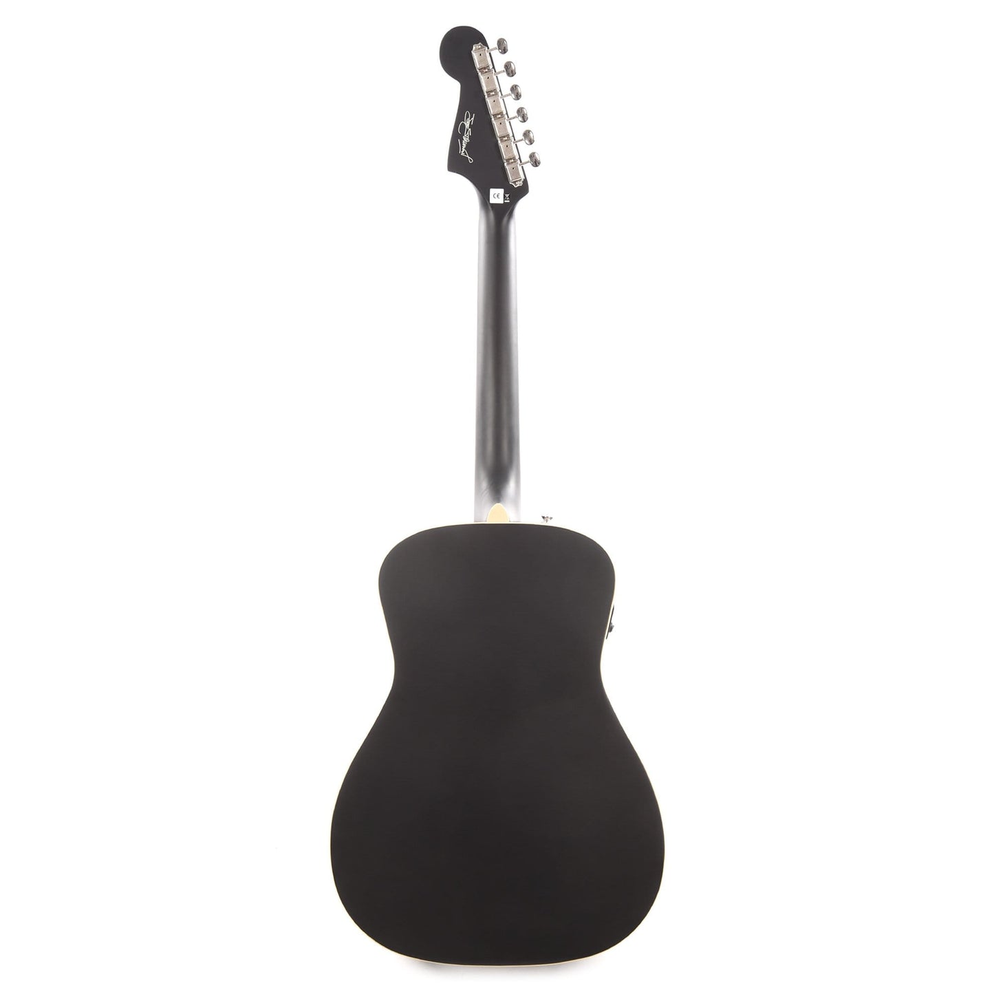 Fender Artist Joe Strummer Campfire Matte Black Acoustic Guitars / Parlor