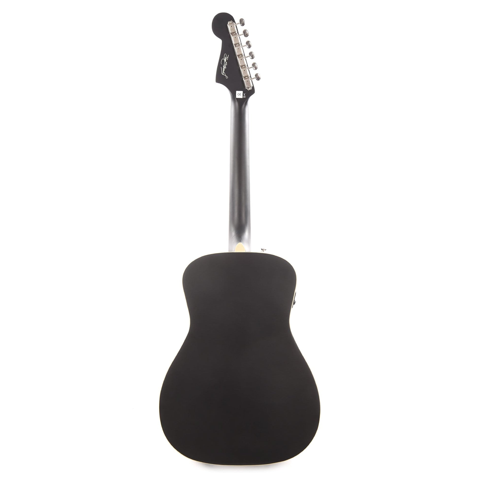 Fender Artist Joe Strummer Campfire Matte Black Acoustic Guitars / Parlor