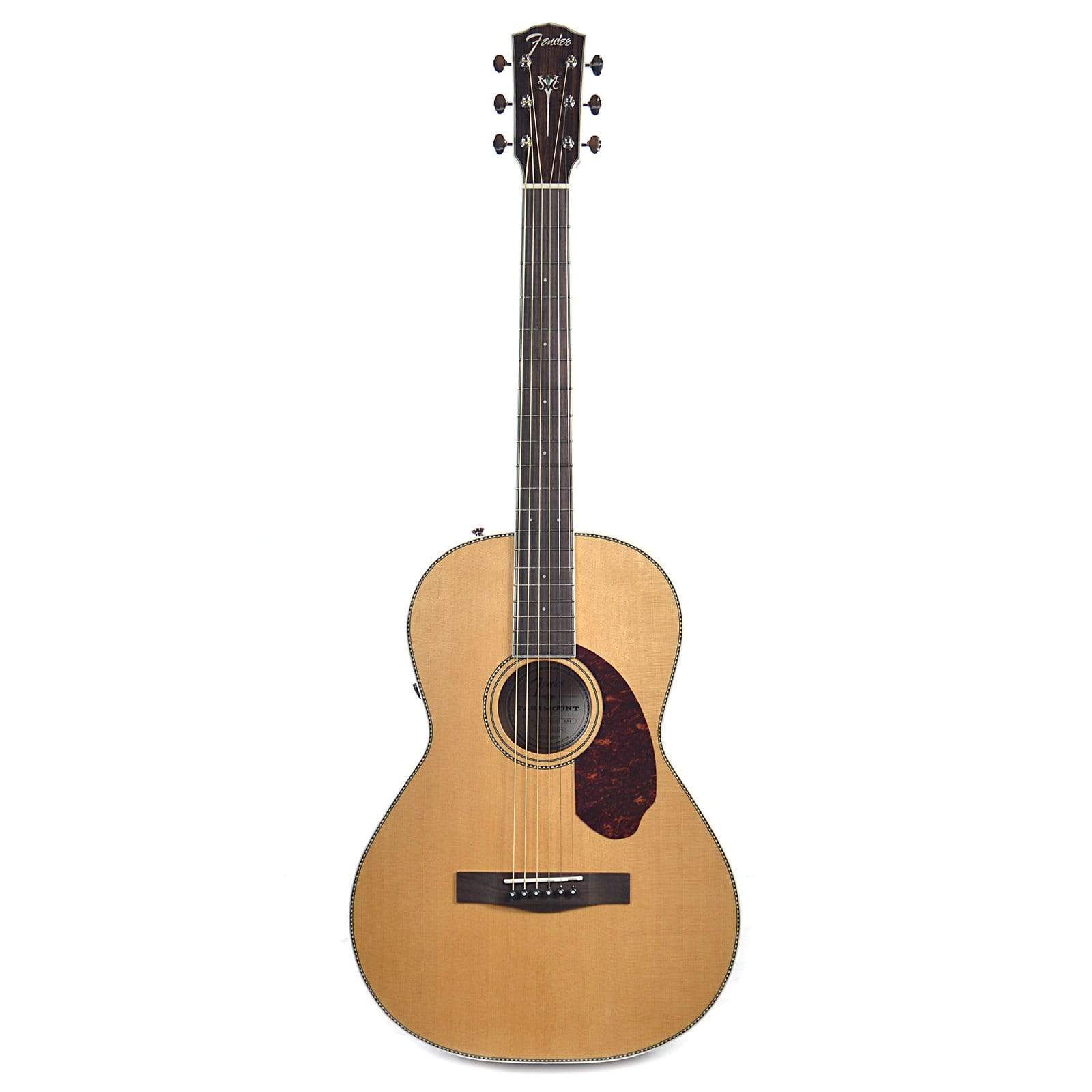 Fender Paramount PM-2 Standard Parlor Sitka Spruce/Mahogany Acoustic-Electric Natural Acoustic Guitars / Parlor