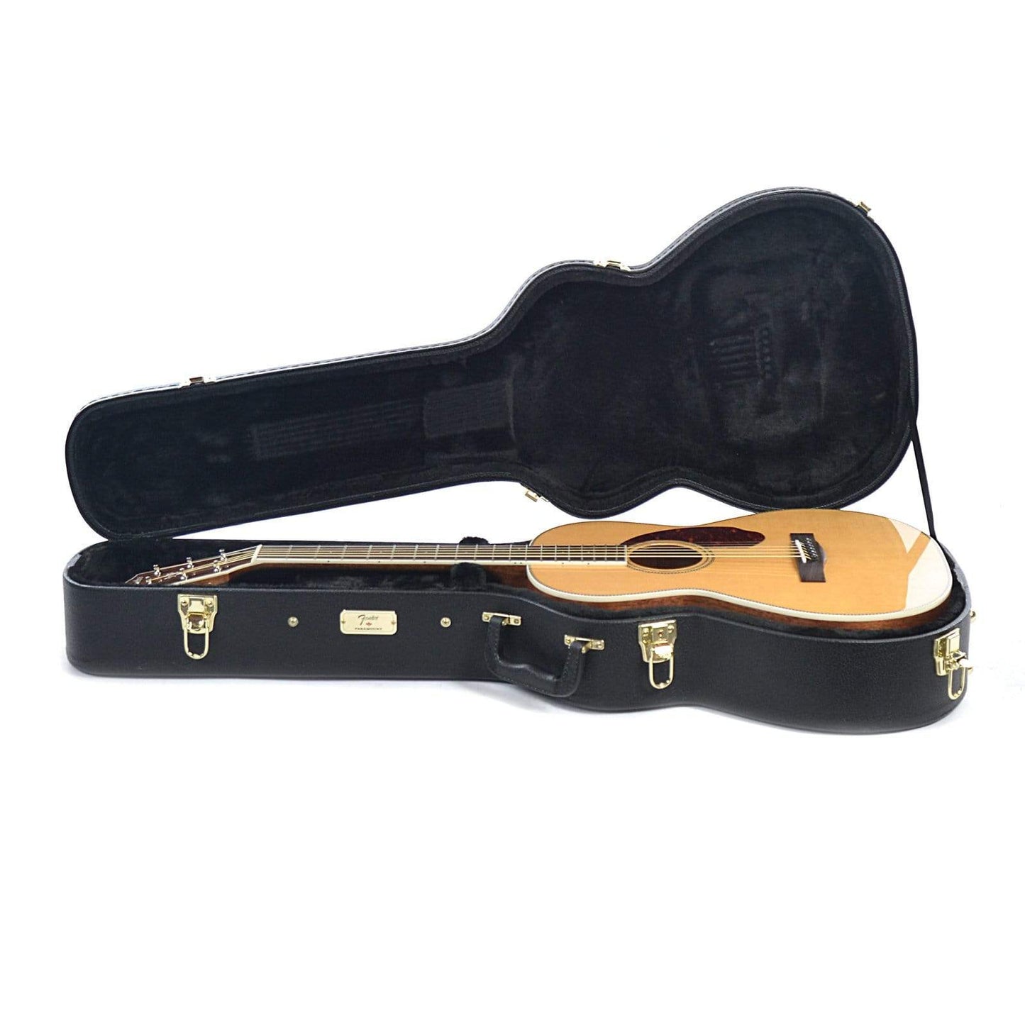 Fender Paramount PM-2 Standard Parlor Sitka Spruce/Mahogany Acoustic-Electric Natural Acoustic Guitars / Parlor