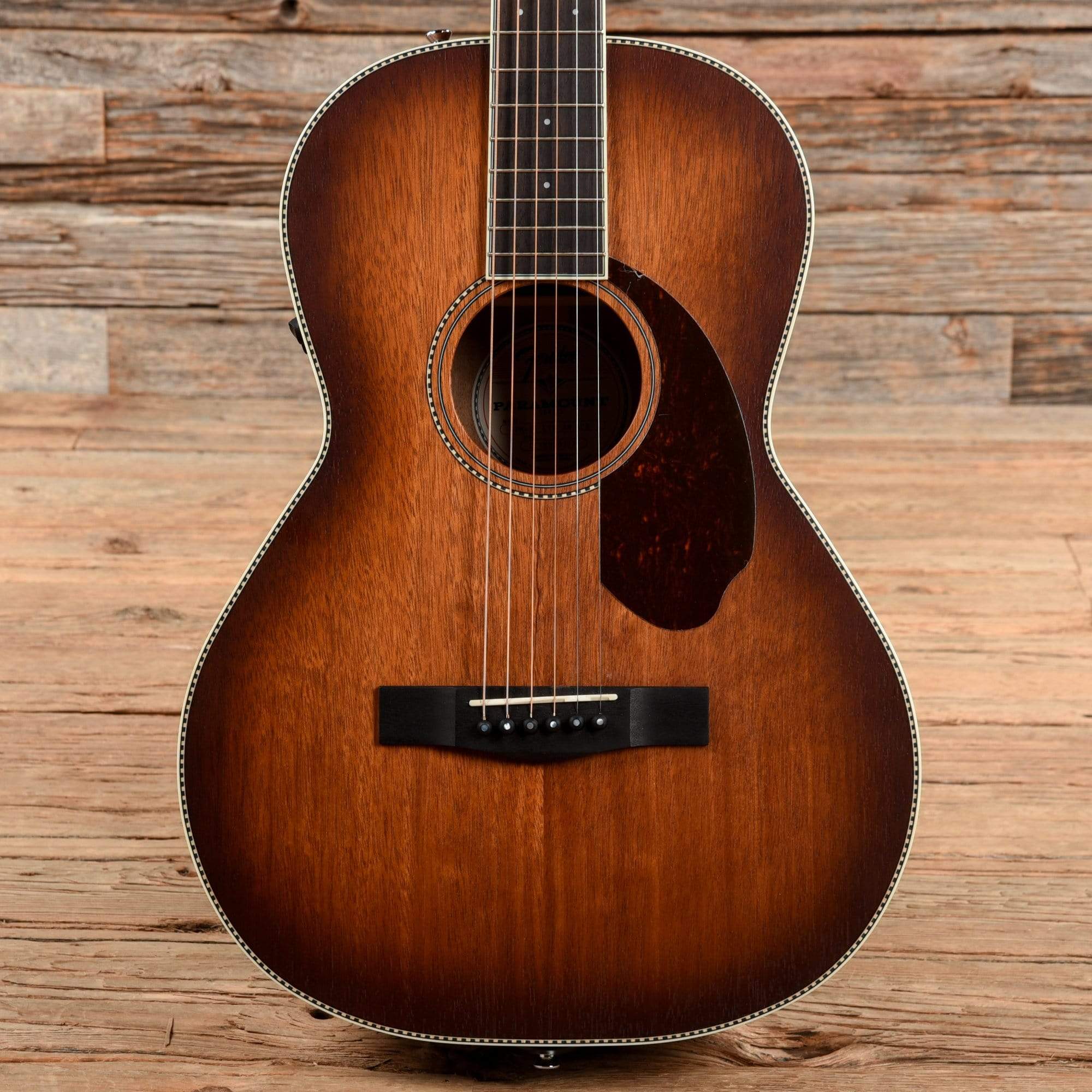 Fender Paramount PM-2E Parlor Limited Antique Cognac Burst 2019 Acoustic Guitars / Parlor
