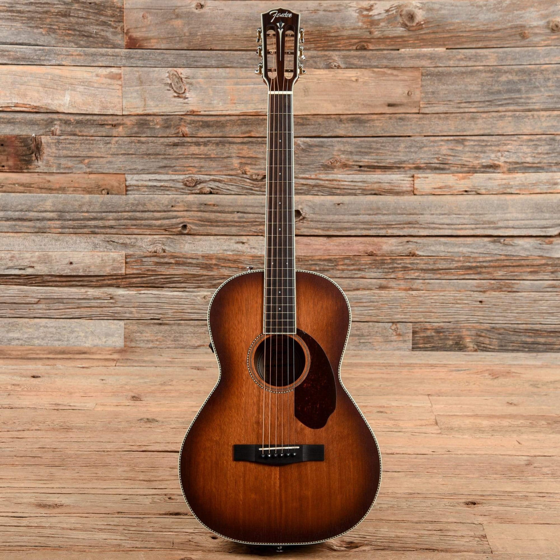 Fender Paramount PM-2E Parlor Limited Antique Cognac Burst 2019 Acoustic Guitars / Parlor