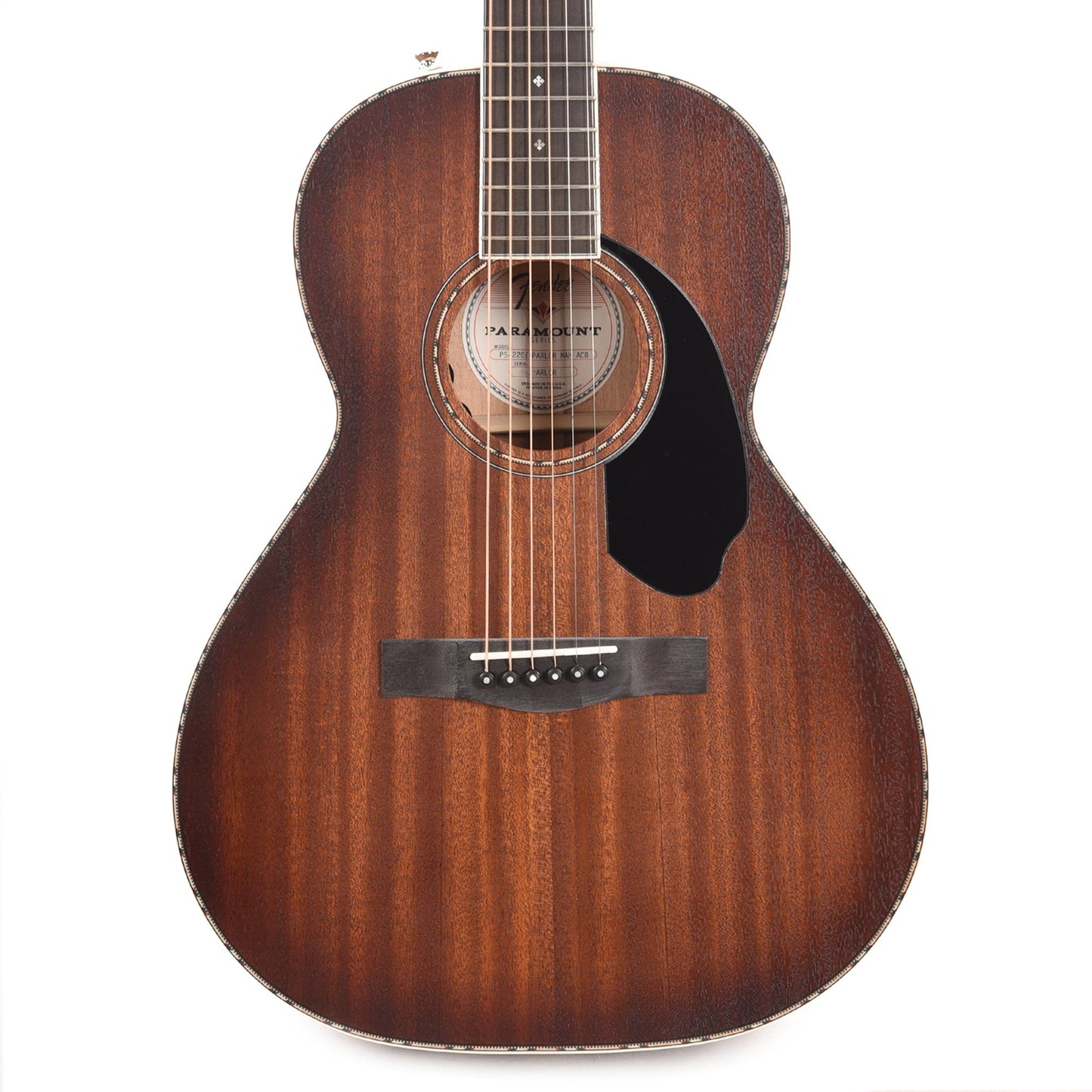 Fender Paramount PS-220E Parlor Aged Cognac Burst Acoustic Guitars / Parlor