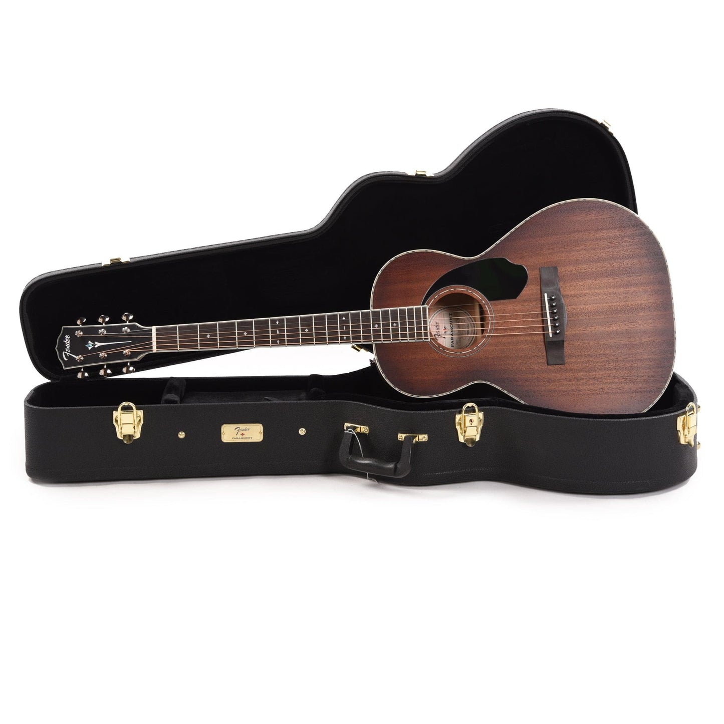 Fender Paramount PS-220E Parlor Aged Cognac Burst Acoustic Guitars / Parlor