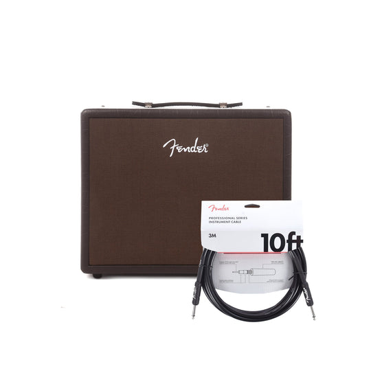 Fender Acoustic Junior Combo Amplifier and (1) Cable Bundle Amps / Acoustic Amps