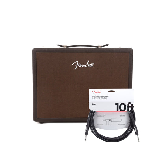 Fender Acoustic Junior GO Combo Amplifier and (1) Cable Bundle Amps / Acoustic Amps