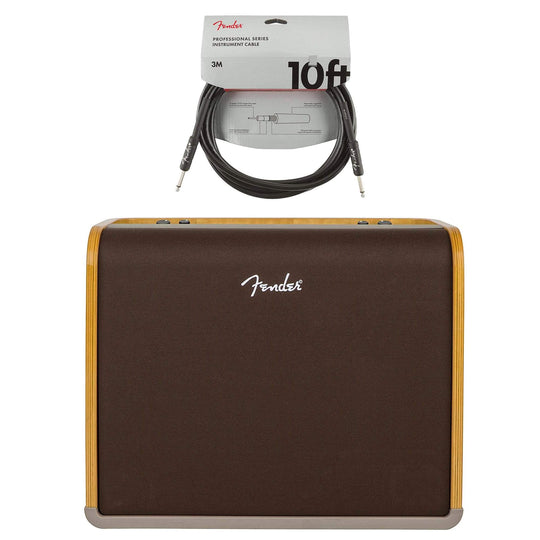 Fender Acoustic Pro 1x12 200W Combo Cable Bundle Amps / Acoustic Amps