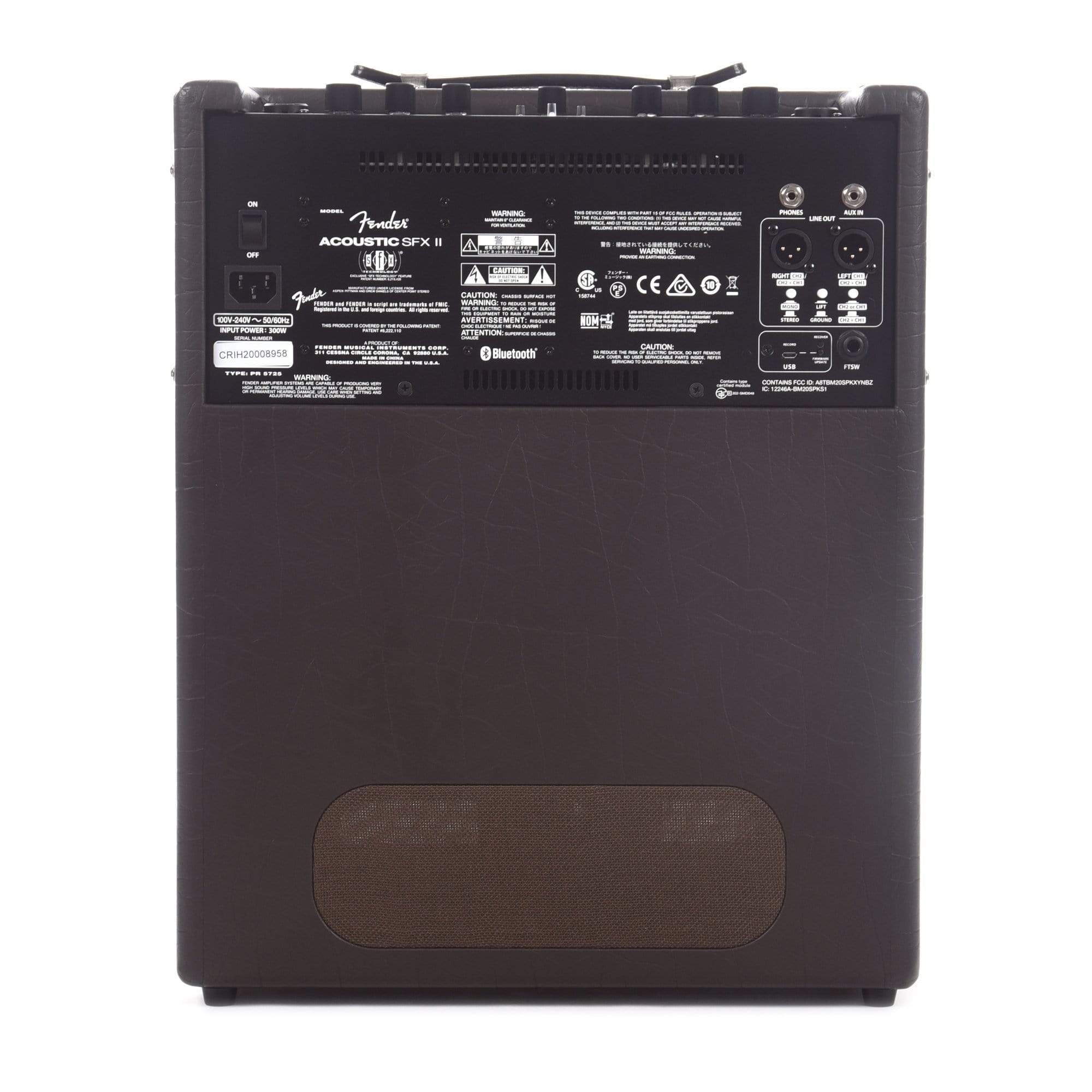 Fender Acoustic SFX II Combo Amplifier Amps / Acoustic Amps