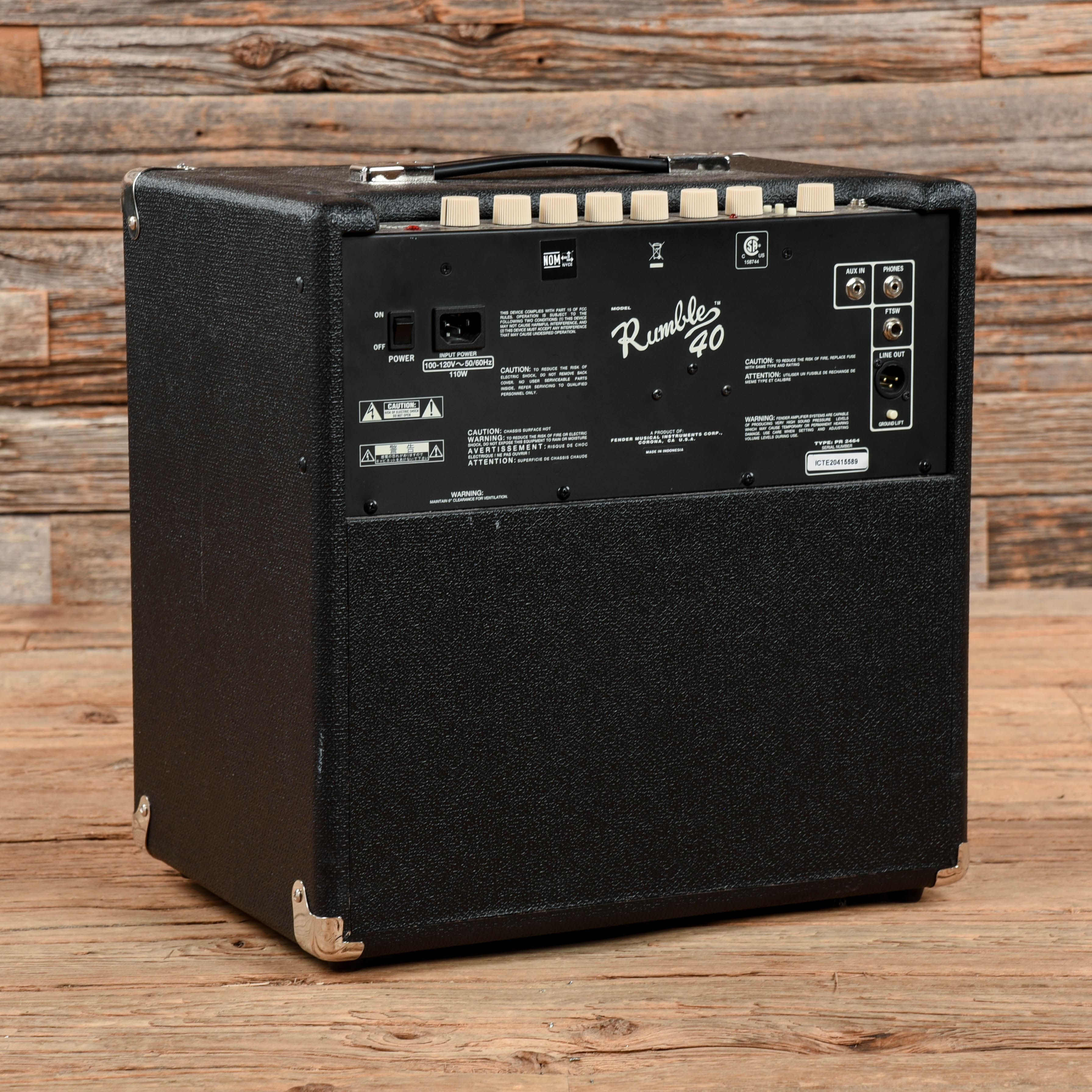 Fender Rumble 40 V3 40-Watt 1x10