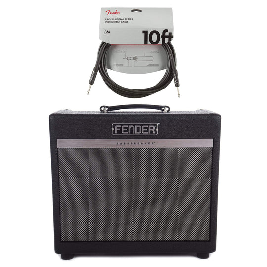 Fender Bassbreaker 15 Midnight Oil FSR Limited Edition w/Celestion Greenback G12M Cable Bundle Amps / Bass Combos