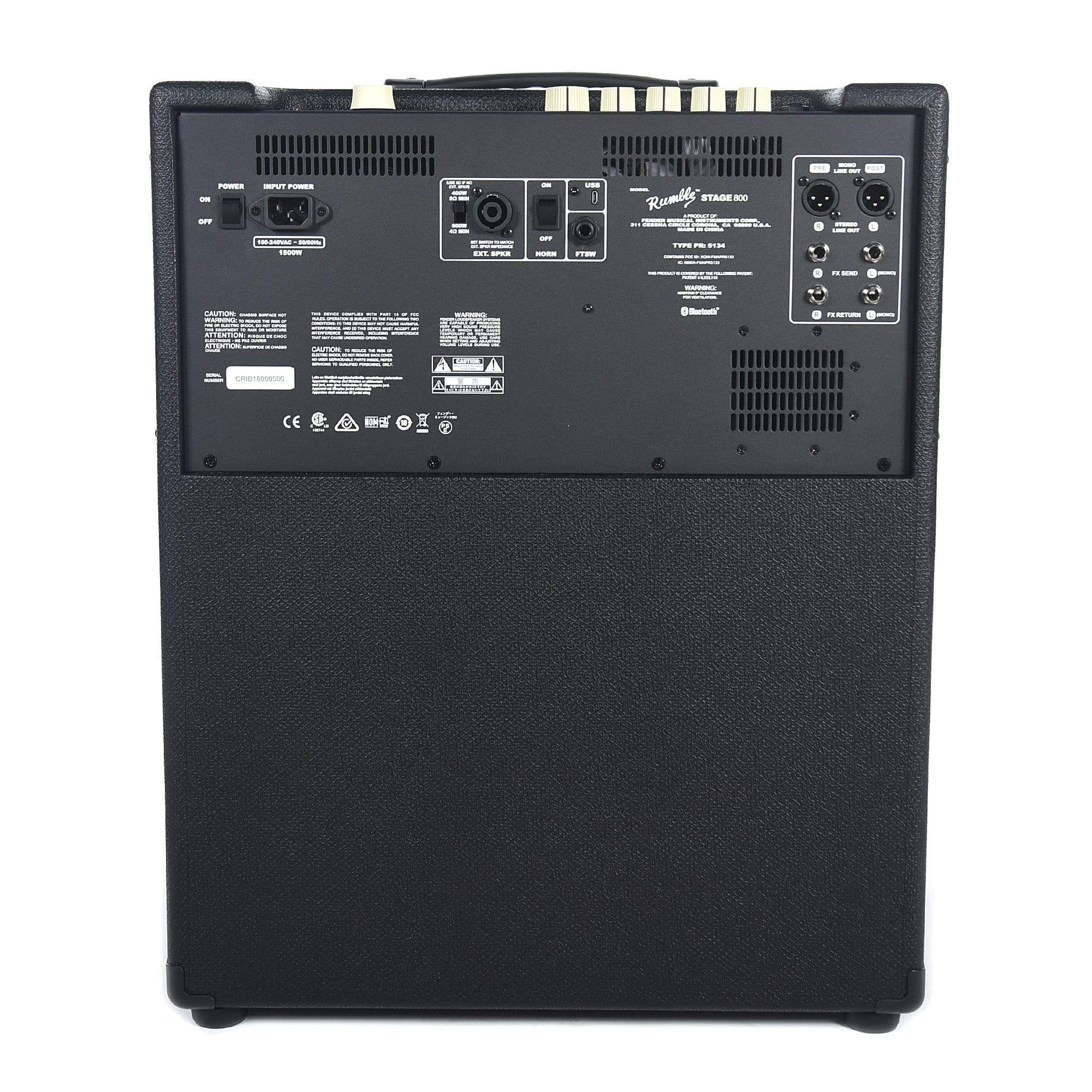 Fender Rumble Stage 800 2x10 Combo Black Amps / Bass Combos