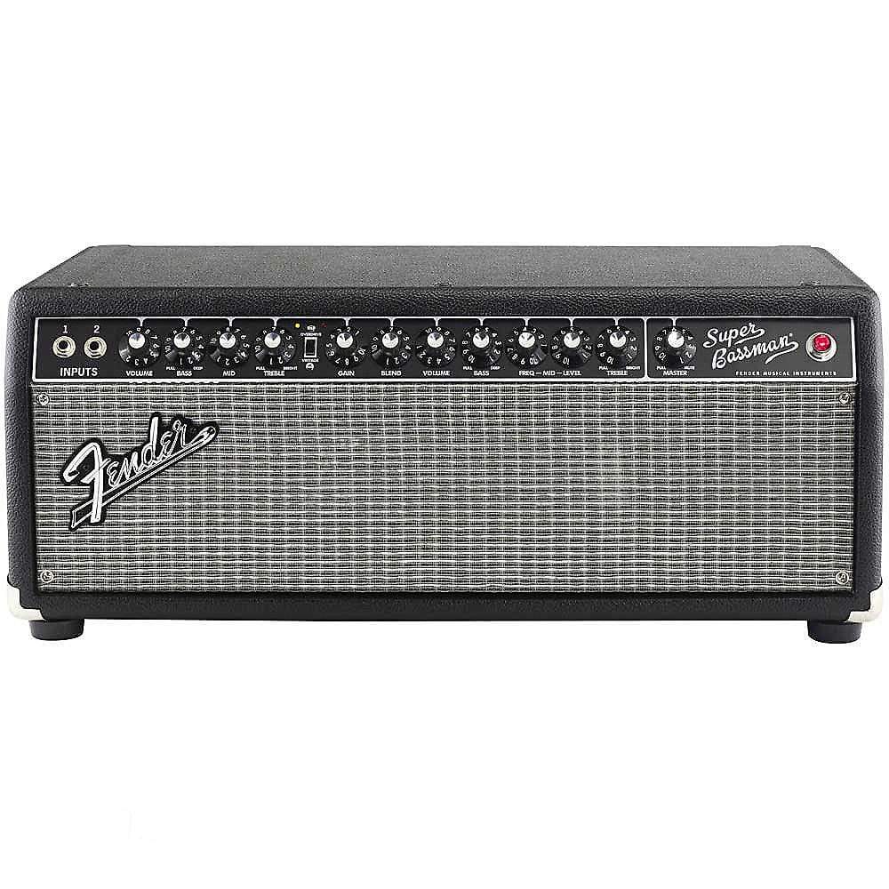 Fender Super Bassman Pro 300W Tube Bass Amp Head - Black Amps / Bass Heads