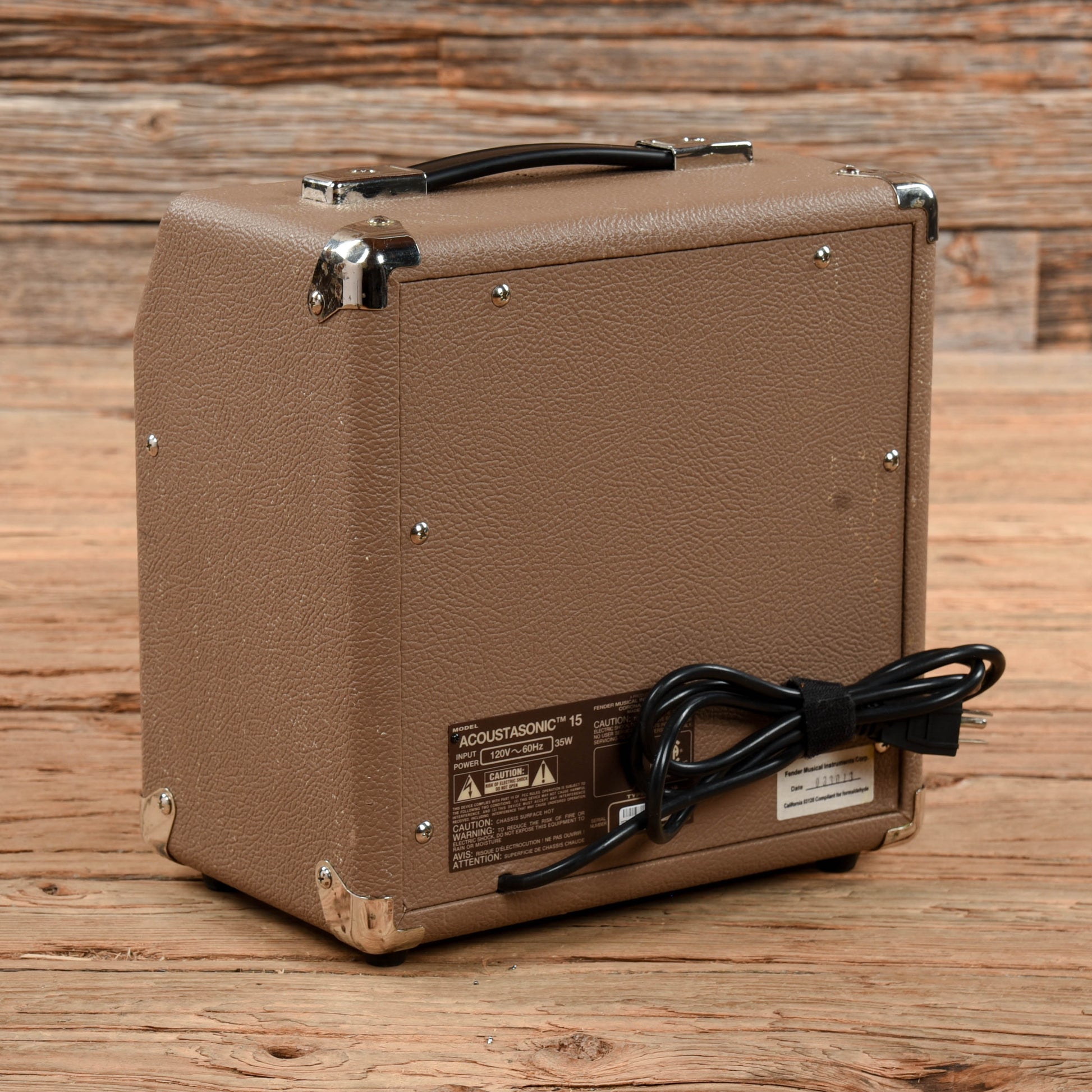 Fender Acoustasonic 15 2-Channel 15-Watt 1x6" Acoustic Guitar Amp Amps / Guitar Amps / Acoustic Guitar Amps