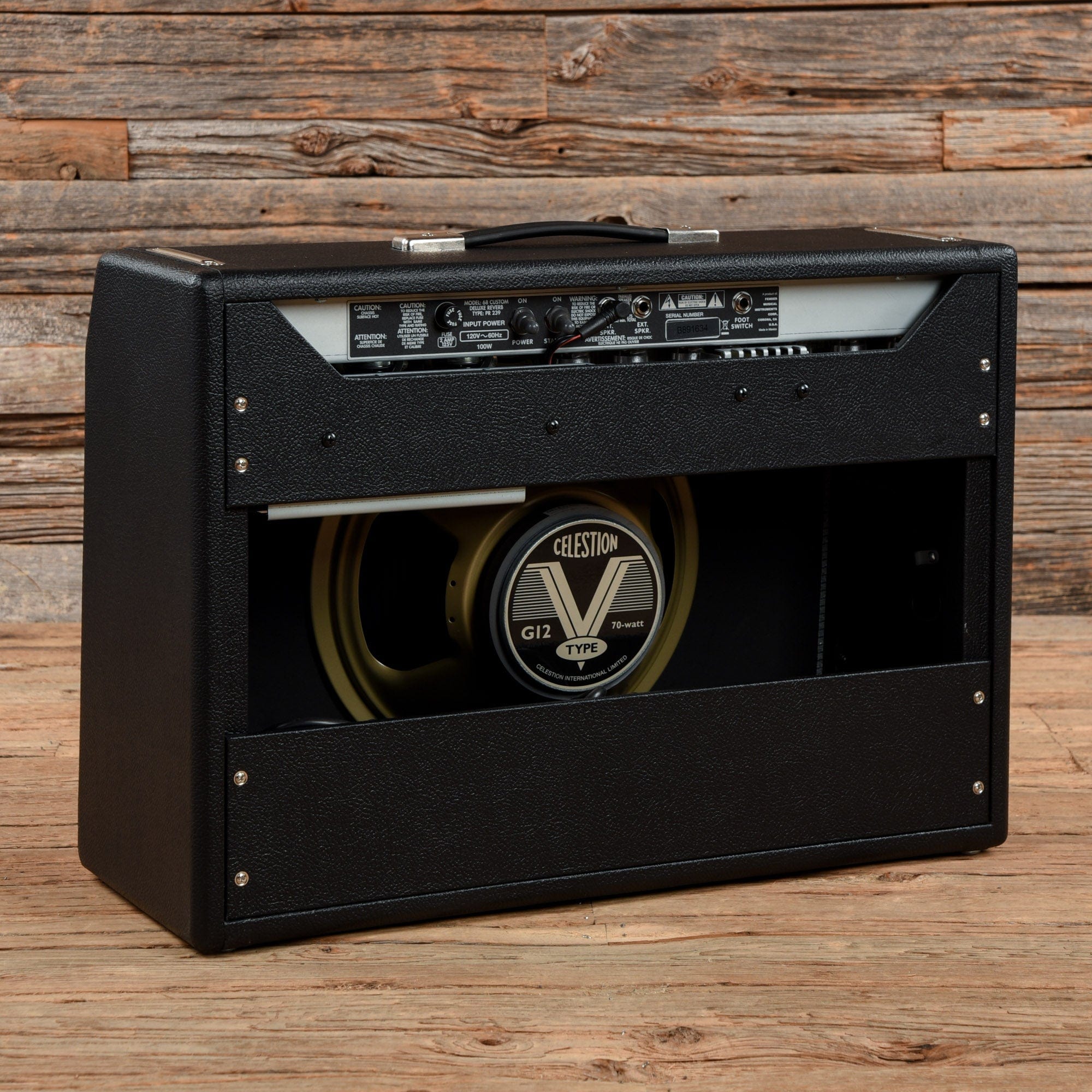 Fender '68 Custom Deluxe Reverb 2-Channel 22-Watt 1x12