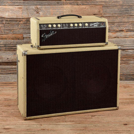Fender Bassman Rough White Tolex 1962 Amps / Guitar Cabinets