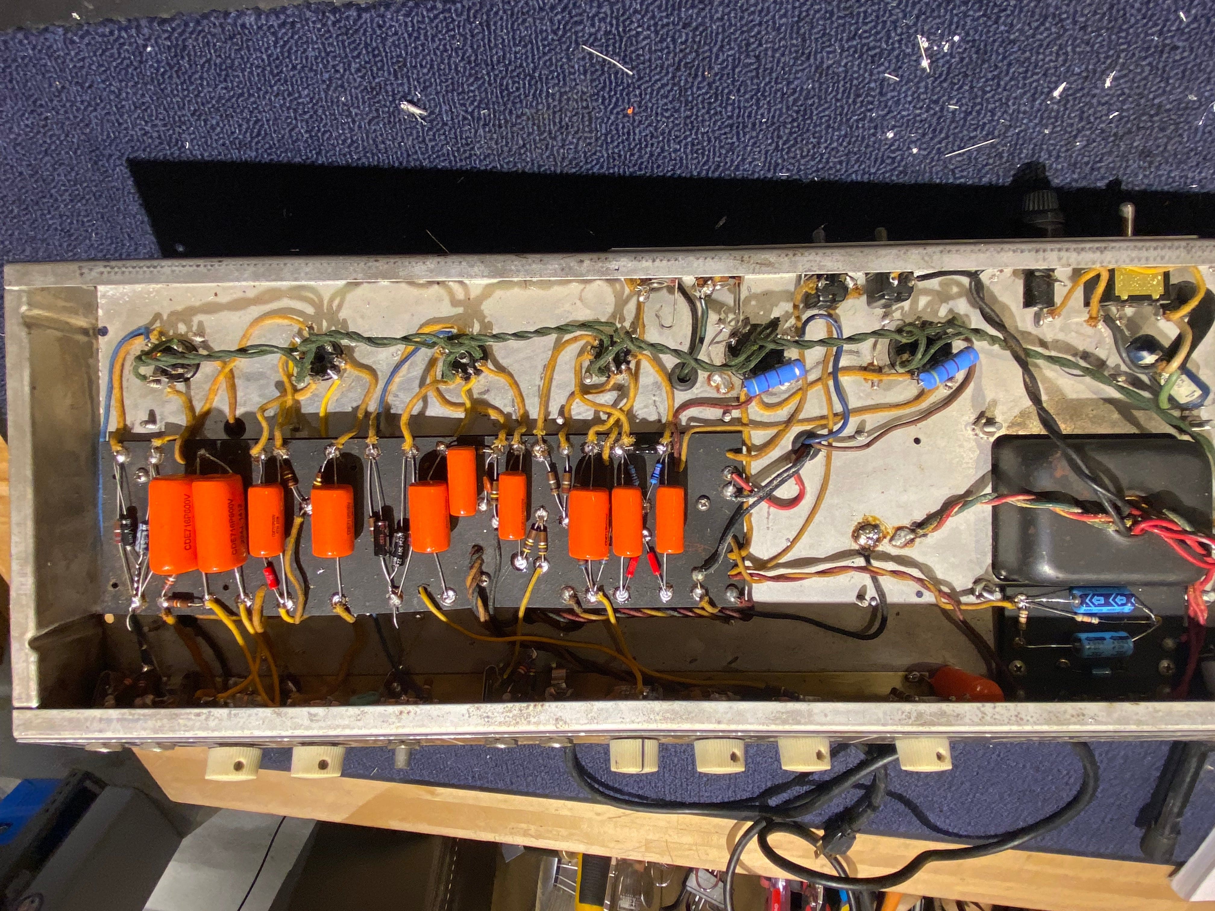 Fender Bassman Rough White Tolex 1962 Amps / Guitar Cabinets