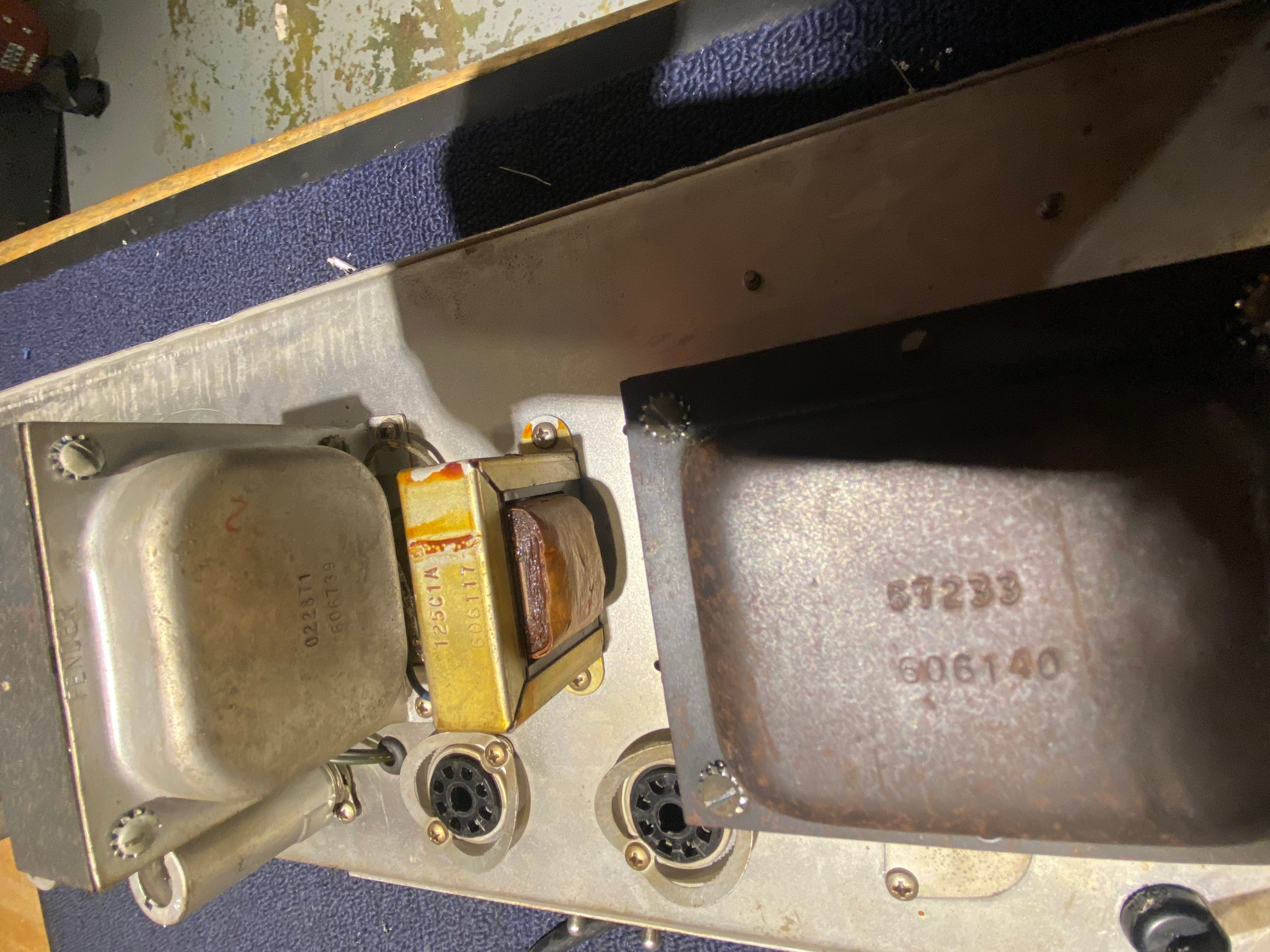 Fender Bassman Rough White Tolex 1962 Amps / Guitar Cabinets