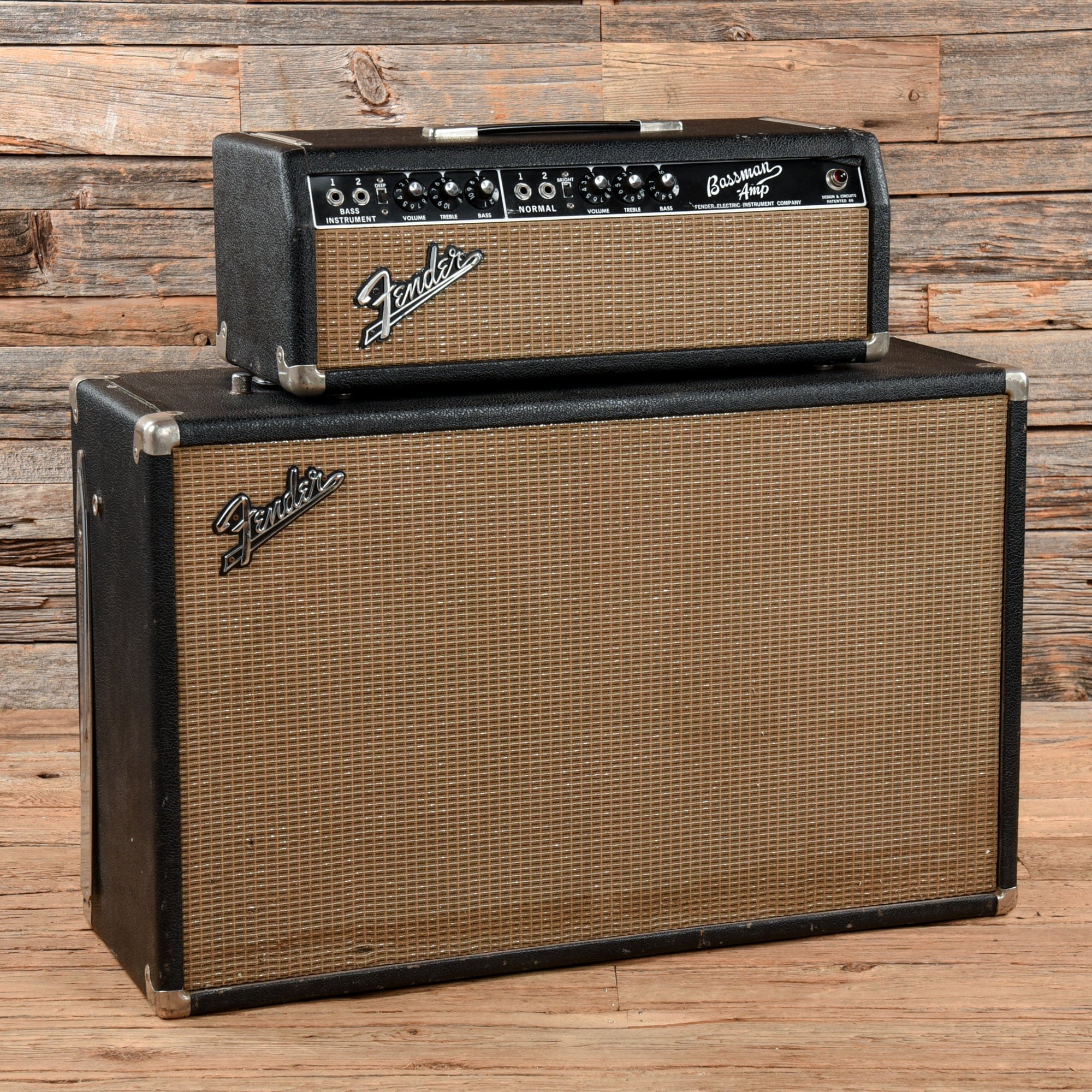 Fender Bassman W Matching 2x12 Cabinet