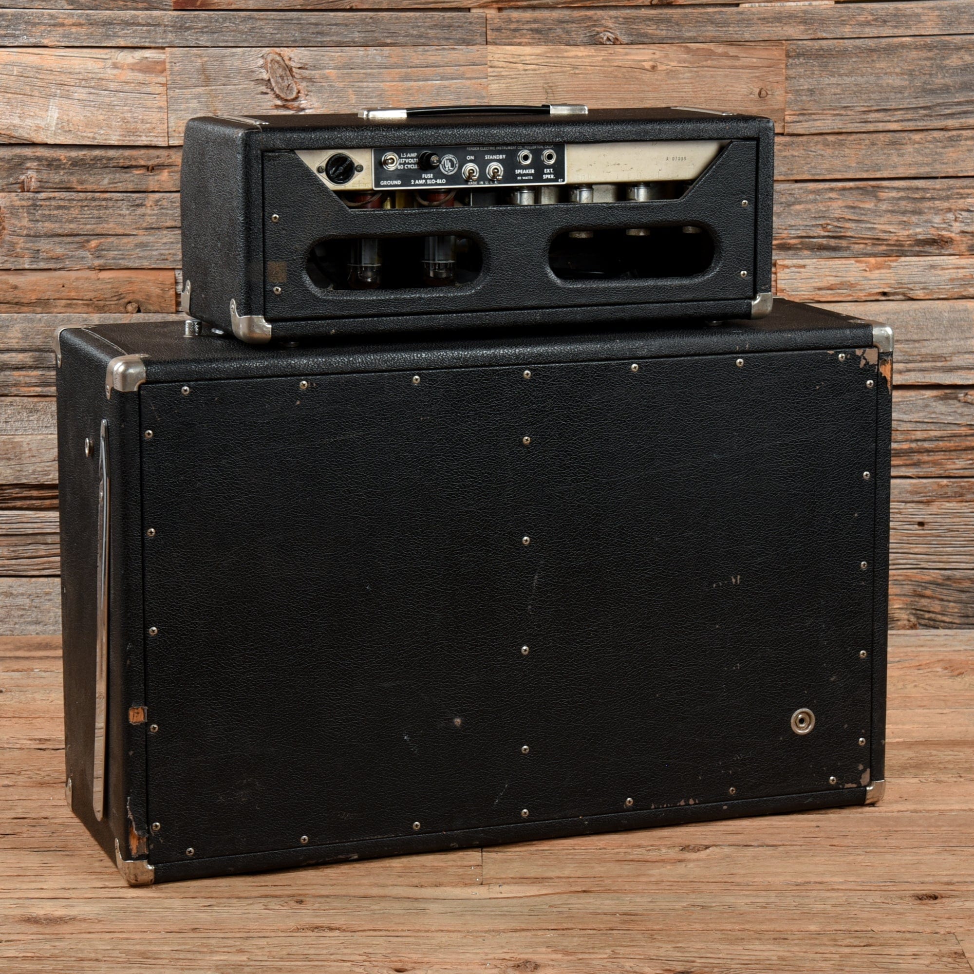 Fender Bassman w/Matching 2x12 Cabinet  1965 Amps / Guitar Cabinets
