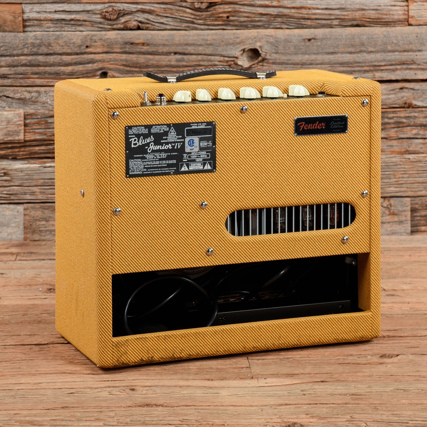 Fender Blues Junior IV FSR Limited Edition "Lacquered Tweed" 15-Watt 1x12" Guitar Combo Amps / Guitar Cabinets