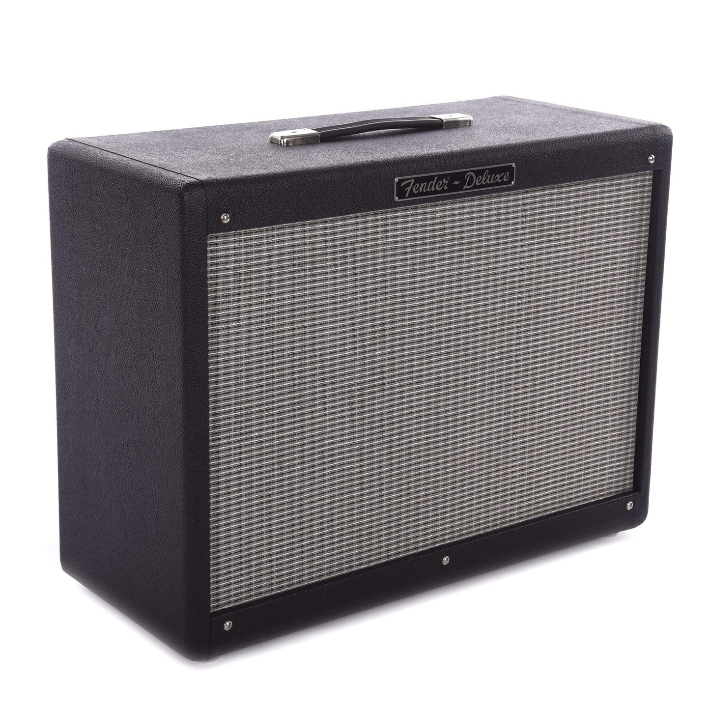 Fender Hot Rod Deluxe 112 Enclosure Black & Silver w/Celestion G12P-80 Cable Bundle Amps / Guitar Cabinets