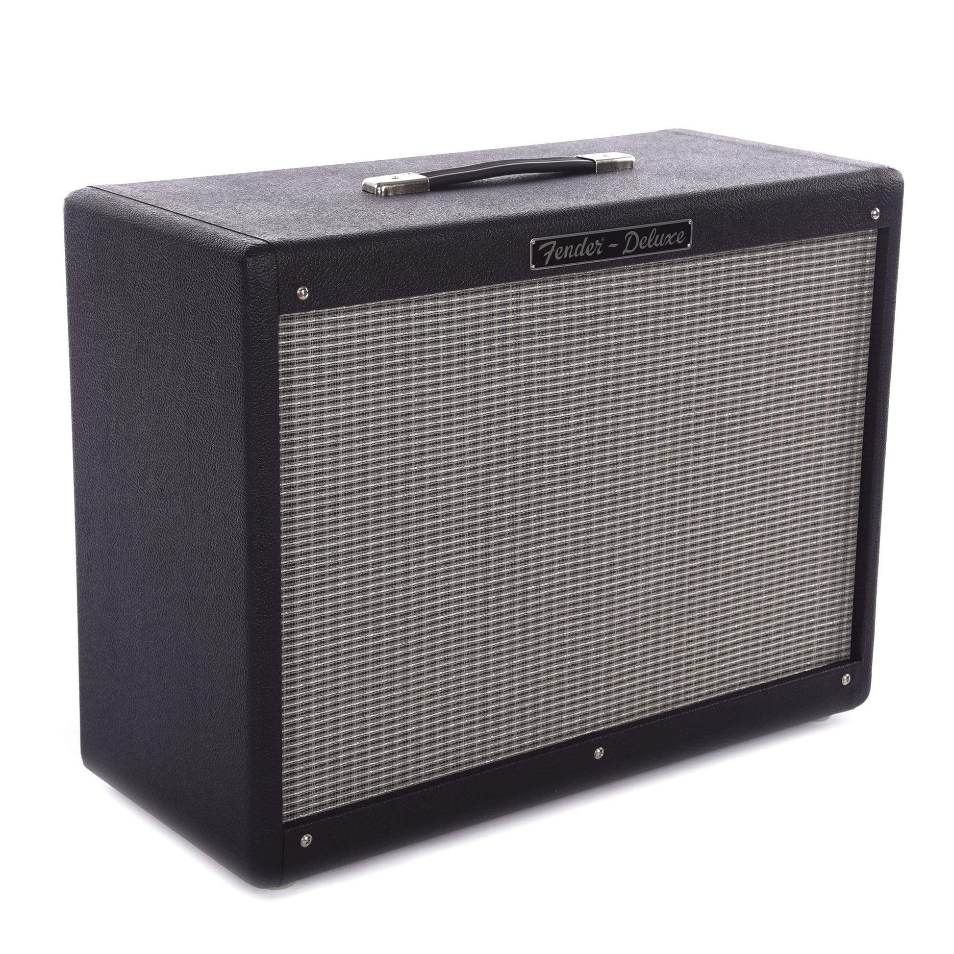 Fender Hot Rod Deluxe 112 Enclosure Black & Silver w/Celestion G12P-80 Cable Bundle Amps / Guitar Cabinets