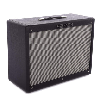 Fender Hot Rod Deluxe 112 Enclosure Black & Silver w/Celestion G12P-80 Cable Bundle Amps / Guitar Cabinets