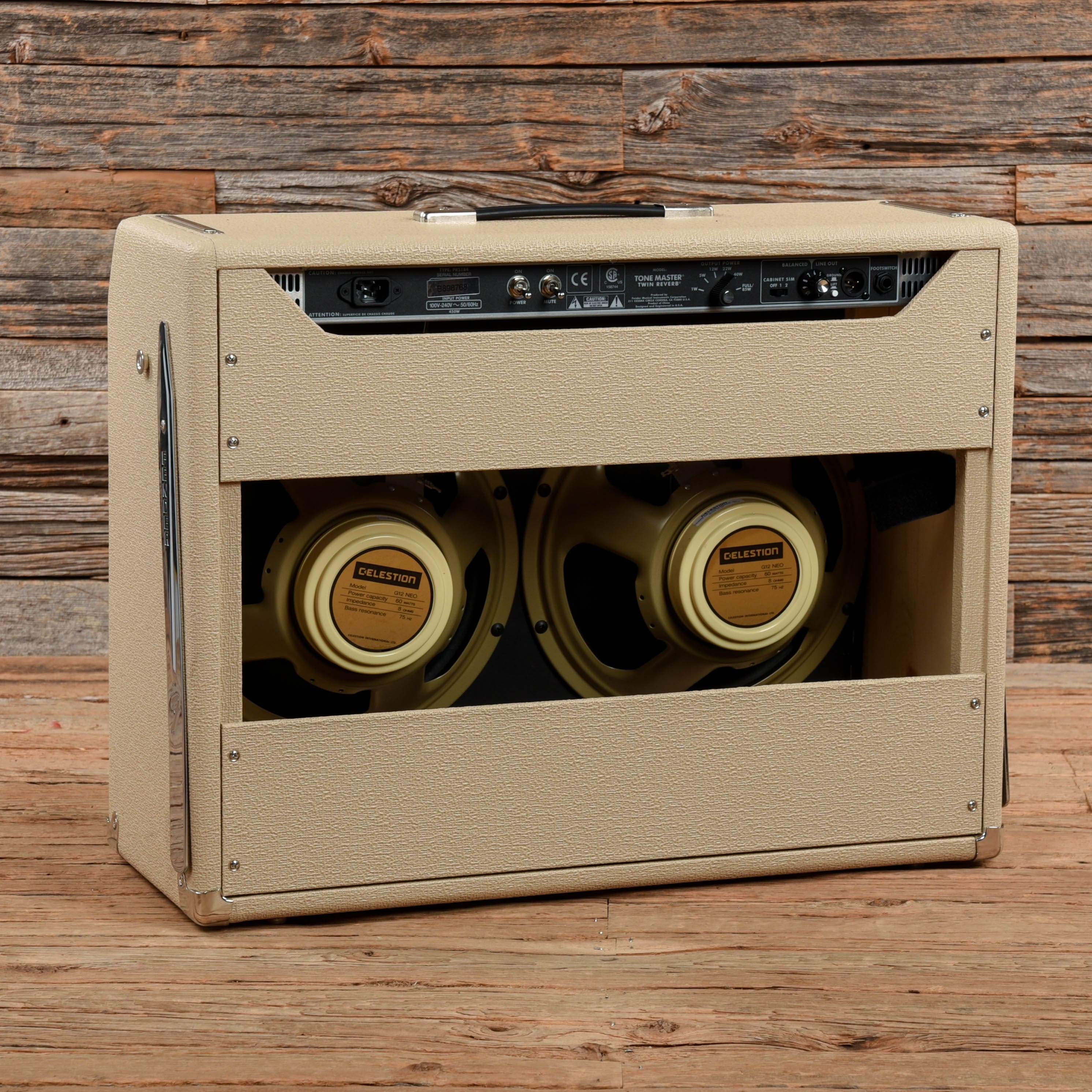 Fender Tone Master Twin Reverb 2-Channel 85-Watt 2x12