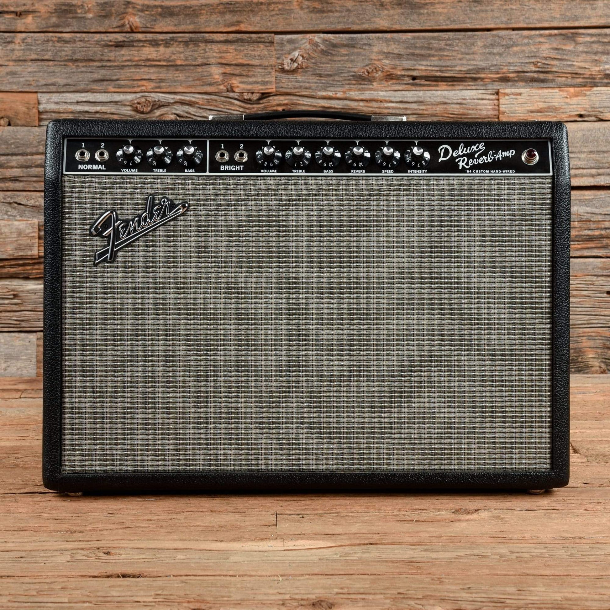 Fender '64 Custom Deluxe Reverb-Amp 2-Channel 20-Watt 1x12" Guitar Combo Amps / Guitar Combos