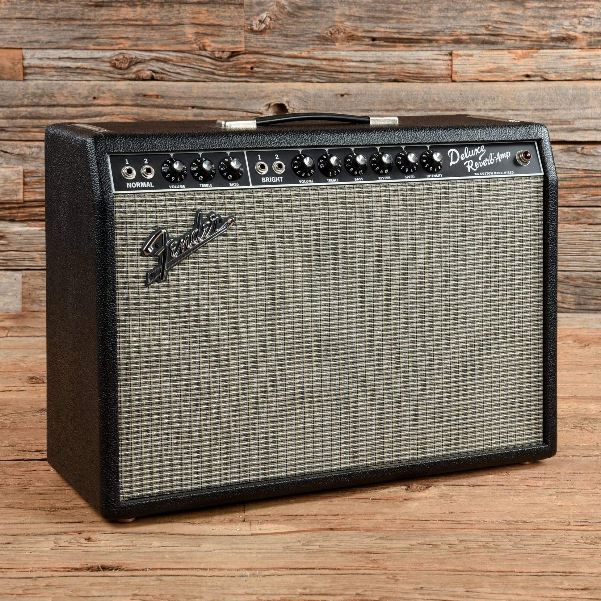 Fender '64 Custom Deluxe Reverb-Amp 2-Channel 20-Watt 1x12" Guitar Combo Amps / Guitar Combos