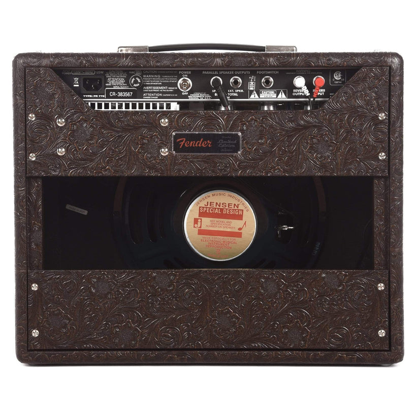 Fender '65 Princeton Reverb FSR Brown Western w/Jenson C12Q Speaker ...