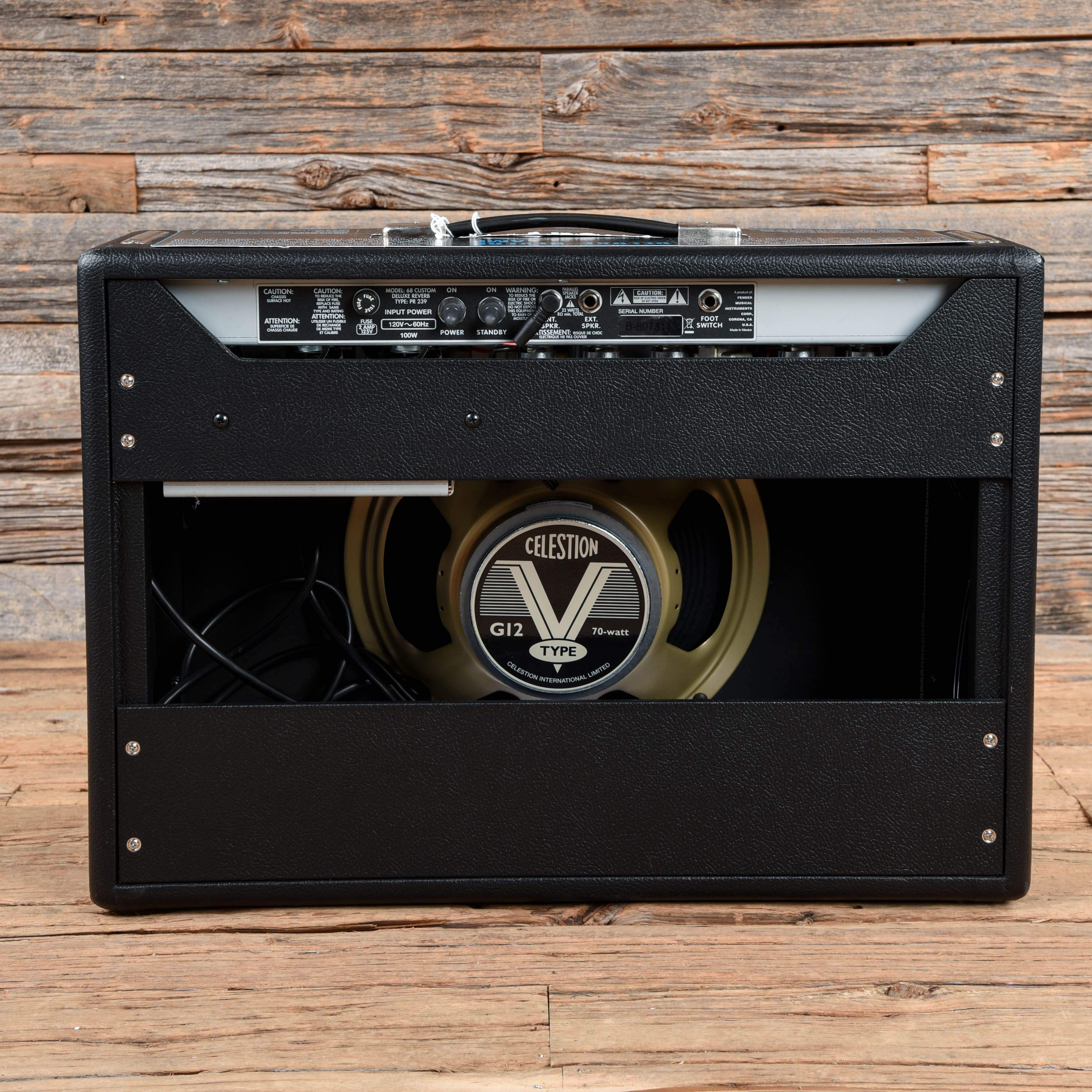 Fender '68 Custom Deluxe Reverb 2-Channel 22-Watt 1x12