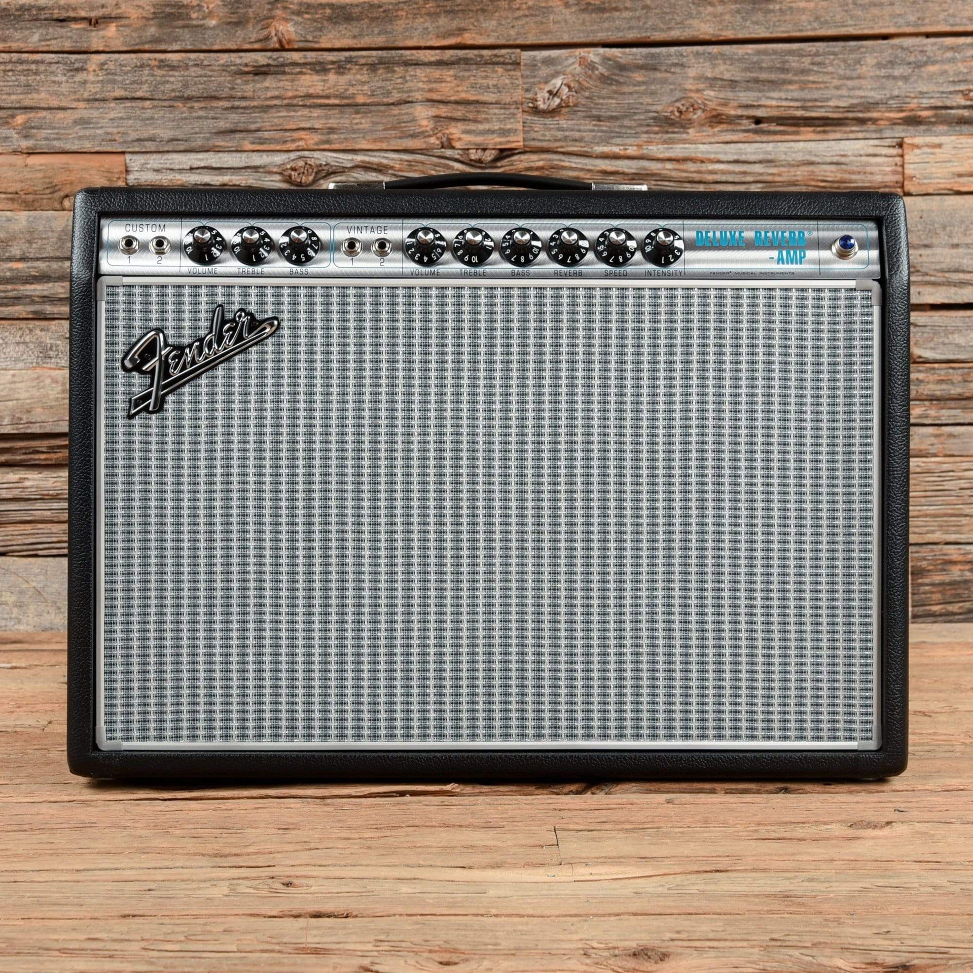 Fender '68 Custom Deluxe Reverb 2-Channel 22-Watt 1x12" Guitar Combo 2021 Amps / Guitar Combos
