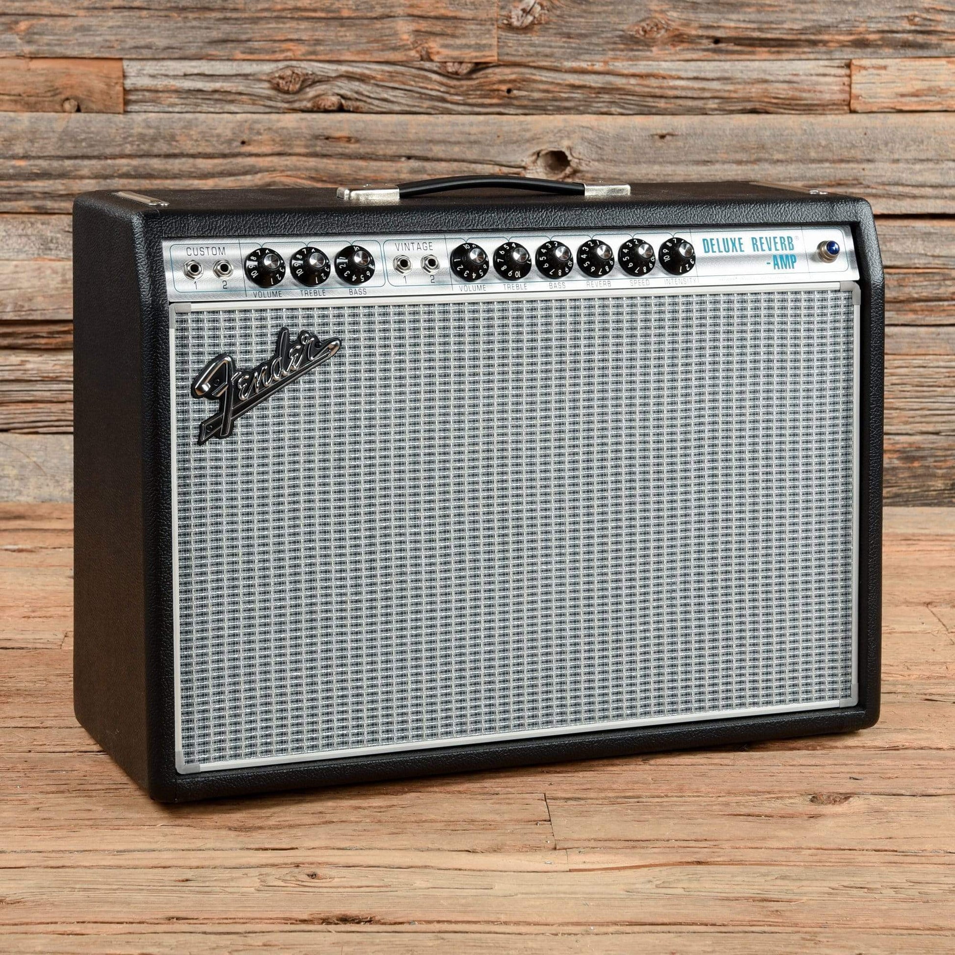 Fender '68 Custom Deluxe Reverb 2-Channel 22-Watt 1x12" Guitar Combo 2021 Amps / Guitar Combos