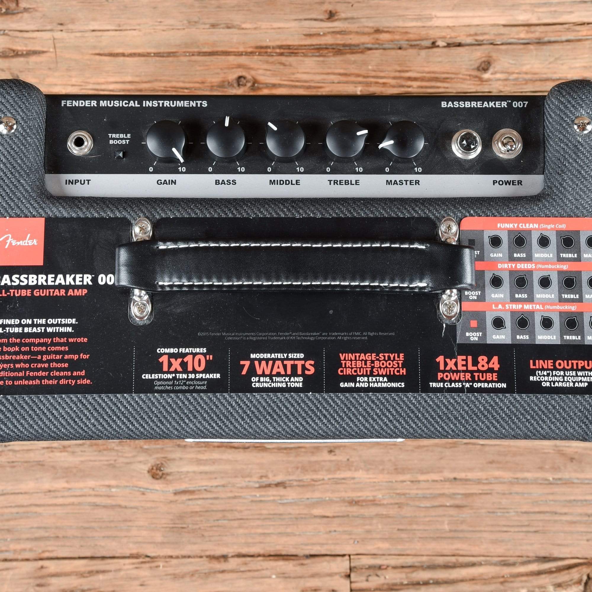 Fender Bassbreaker 007 Combo  2015 Amps / Guitar Combos