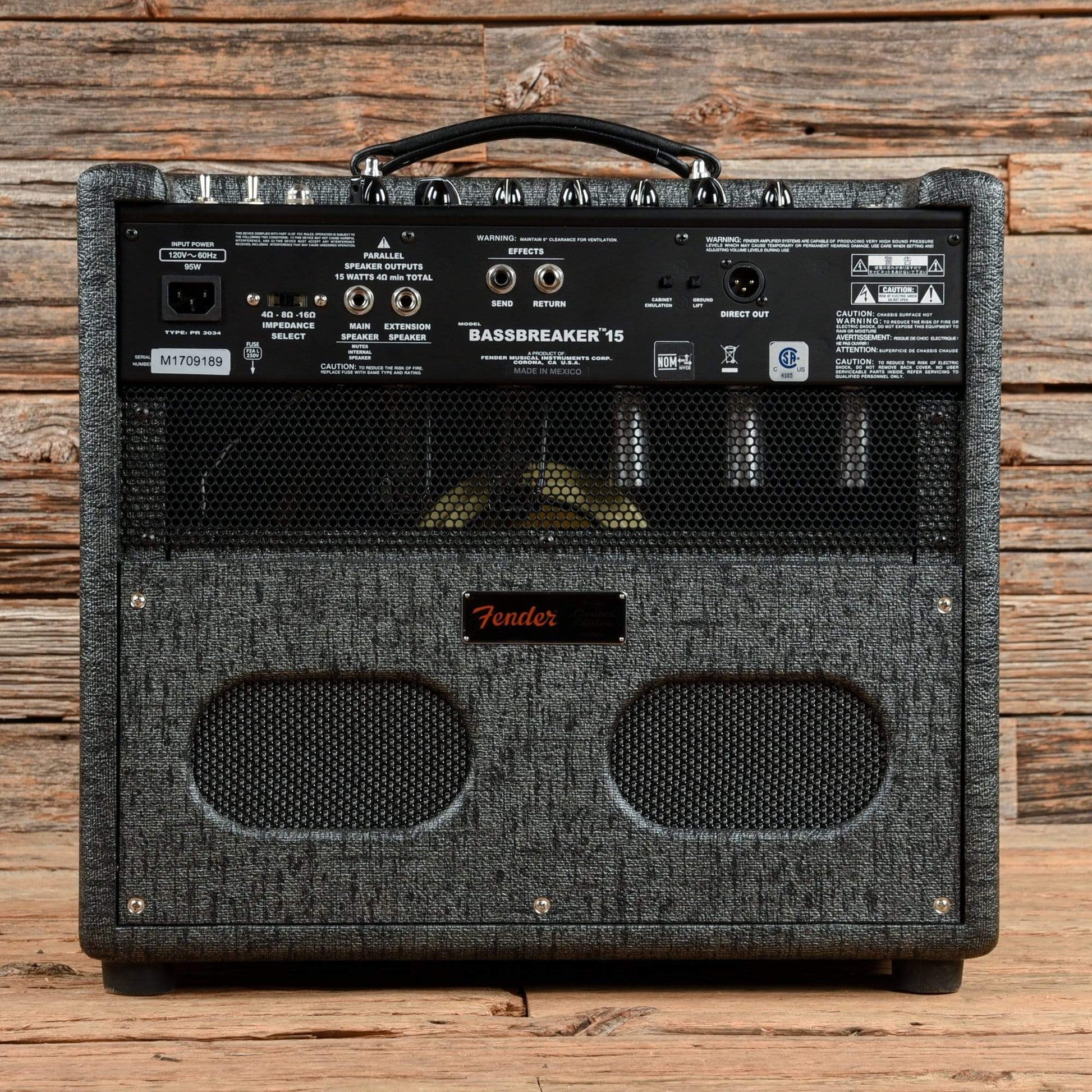 Fender Bassbreaker 15 15-Watt 1x12" Guitar Combo Amps / Guitar Combos