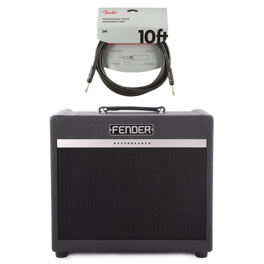 Fender Bassbreaker 15 1x12 Combo Cable Bundle Amps / Guitar Combos