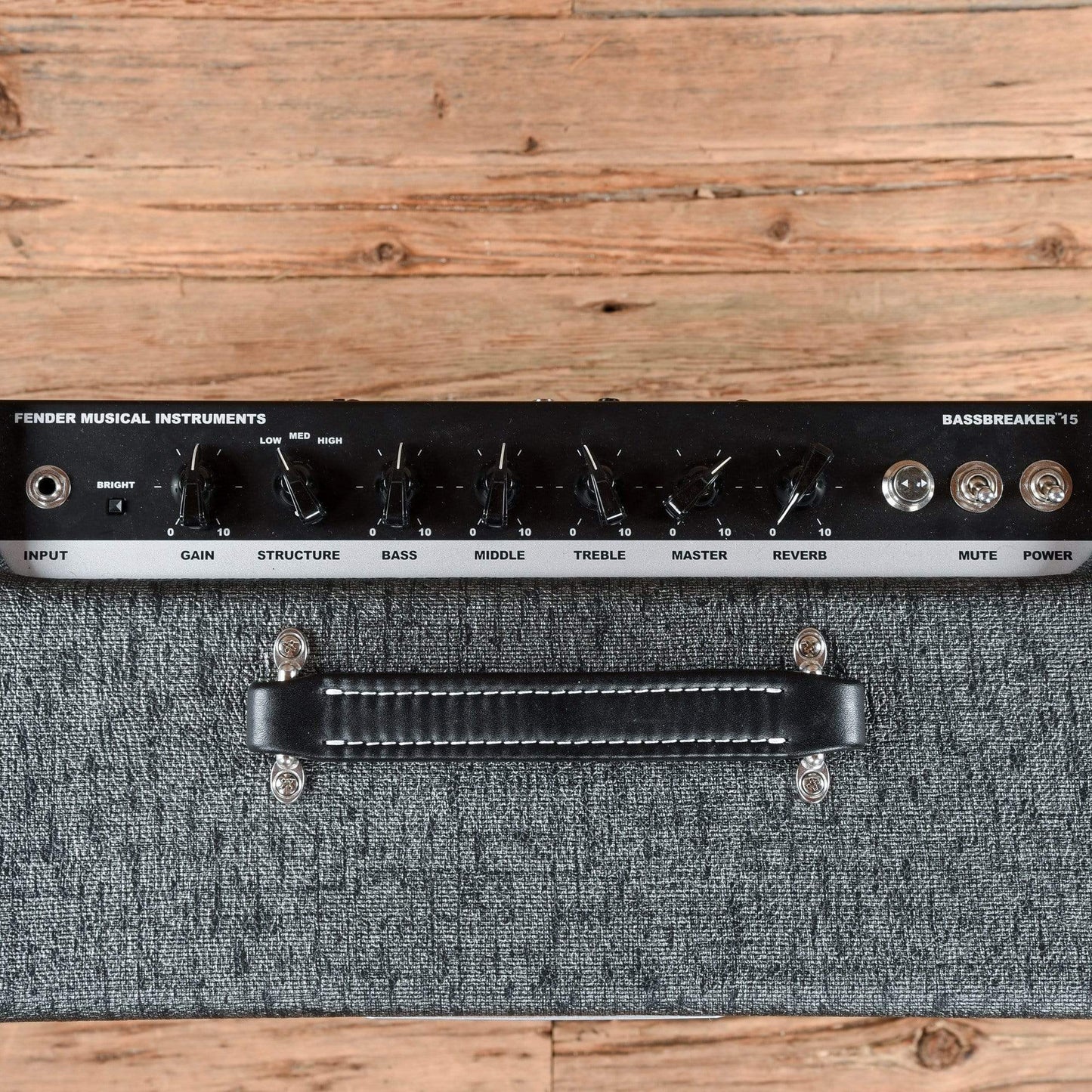 Fender Bassbreaker 15 1x12 Combo Gunmetal 2018 Amps / Guitar Combos