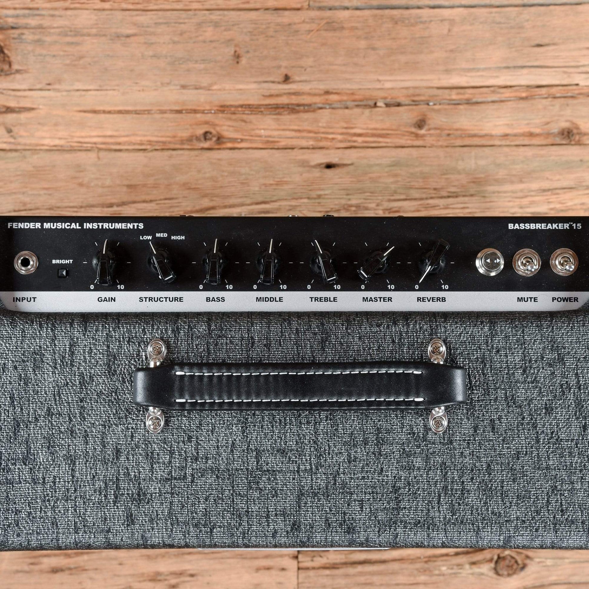 Fender Bassbreaker 15 1x12 Combo Gunmetal 2018 Amps / Guitar Combos