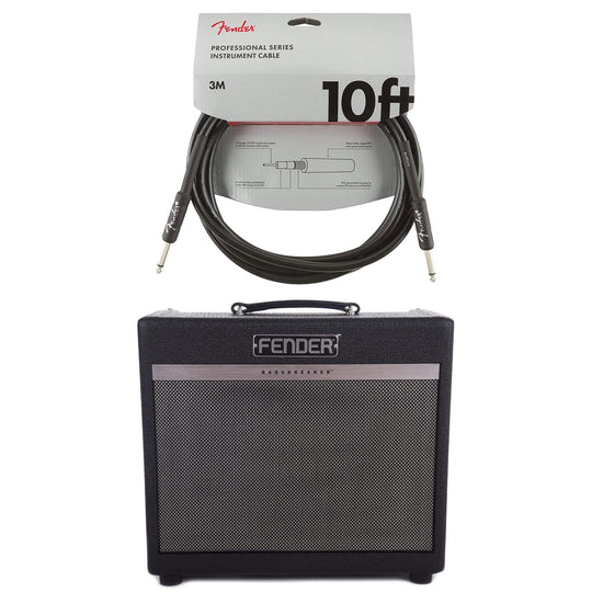 Fender Bassbreaker 15 Midnight Oil FSR Limited Edition w/Celestion Greenback G12M Cable Bundle Amps / Guitar Combos