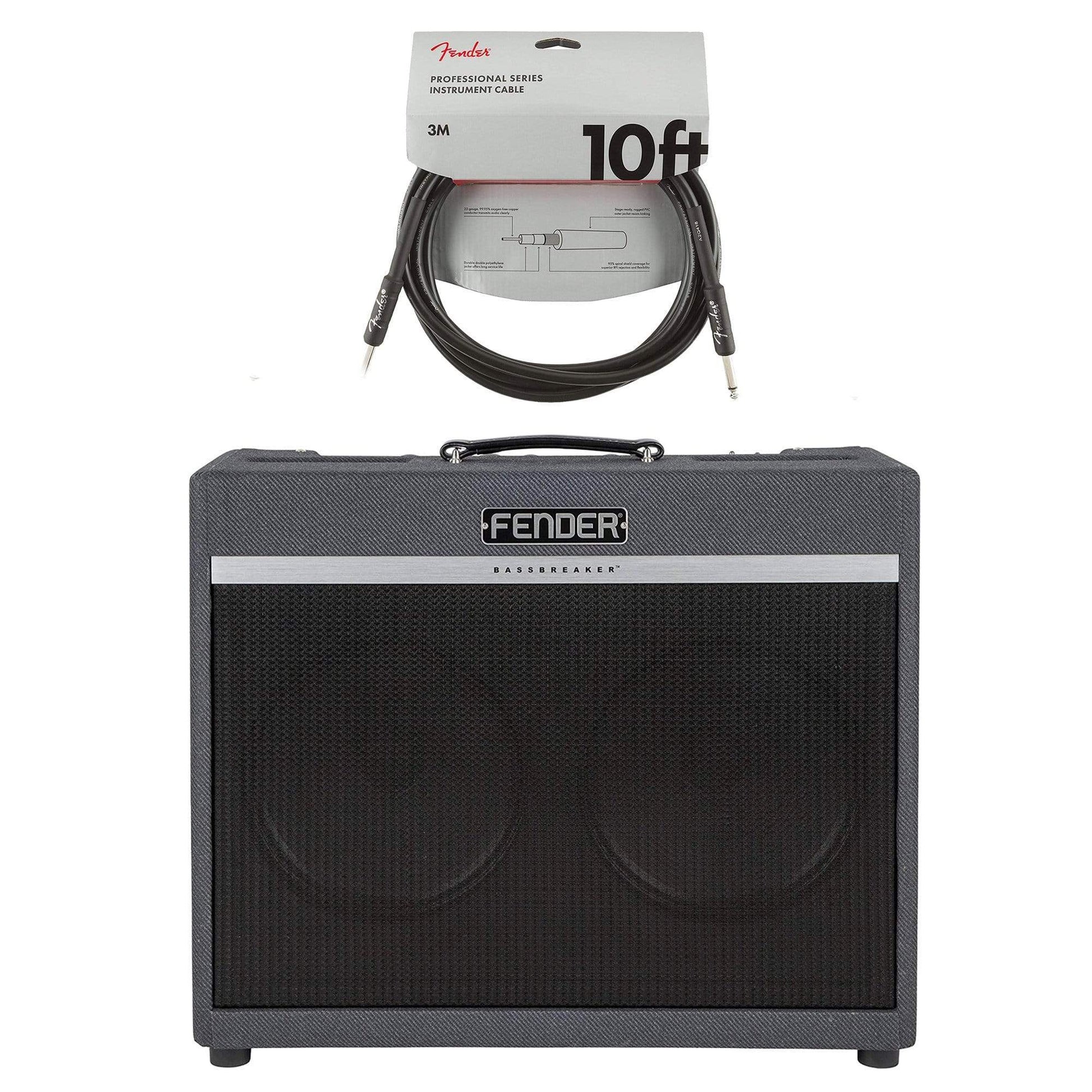 Fender Bassbreaker 18/30 2x12 Combo Cable Bundle Amps / Guitar Combos