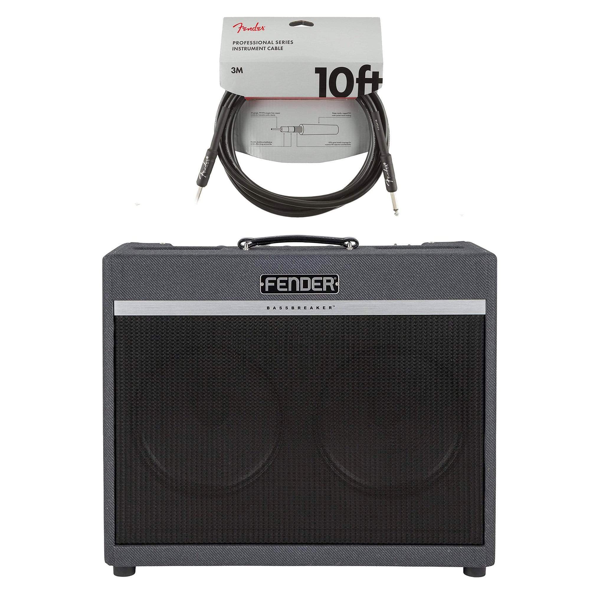 Fender Bassbreaker 18/30 2x12 Combo Cable Bundle Chicago Music Exchange