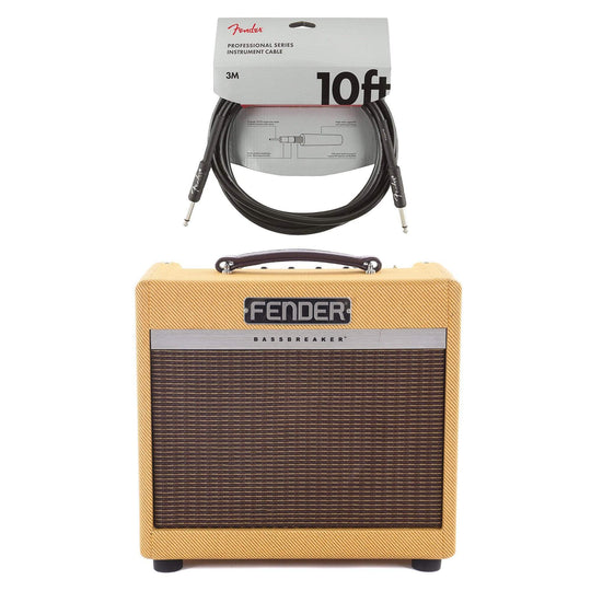 Fender Bassbreaker FSR Lacquered Tweed w/Celestion G10 Speaker Cable Bundle Amps / Guitar Combos