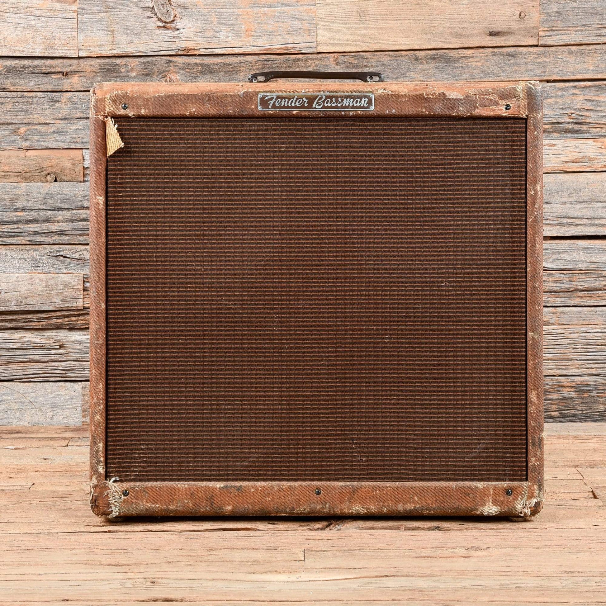 Fender Bassman-Amp 45w 4x10 Combo Tweed 1959 Amps / Guitar Combos