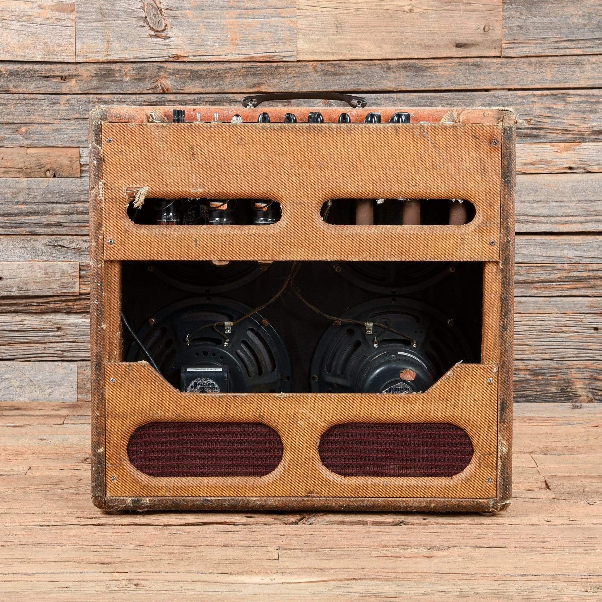 Fender Bassman-Amp 45w 4x10 Combo Tweed 1959 Amps / Guitar Combos